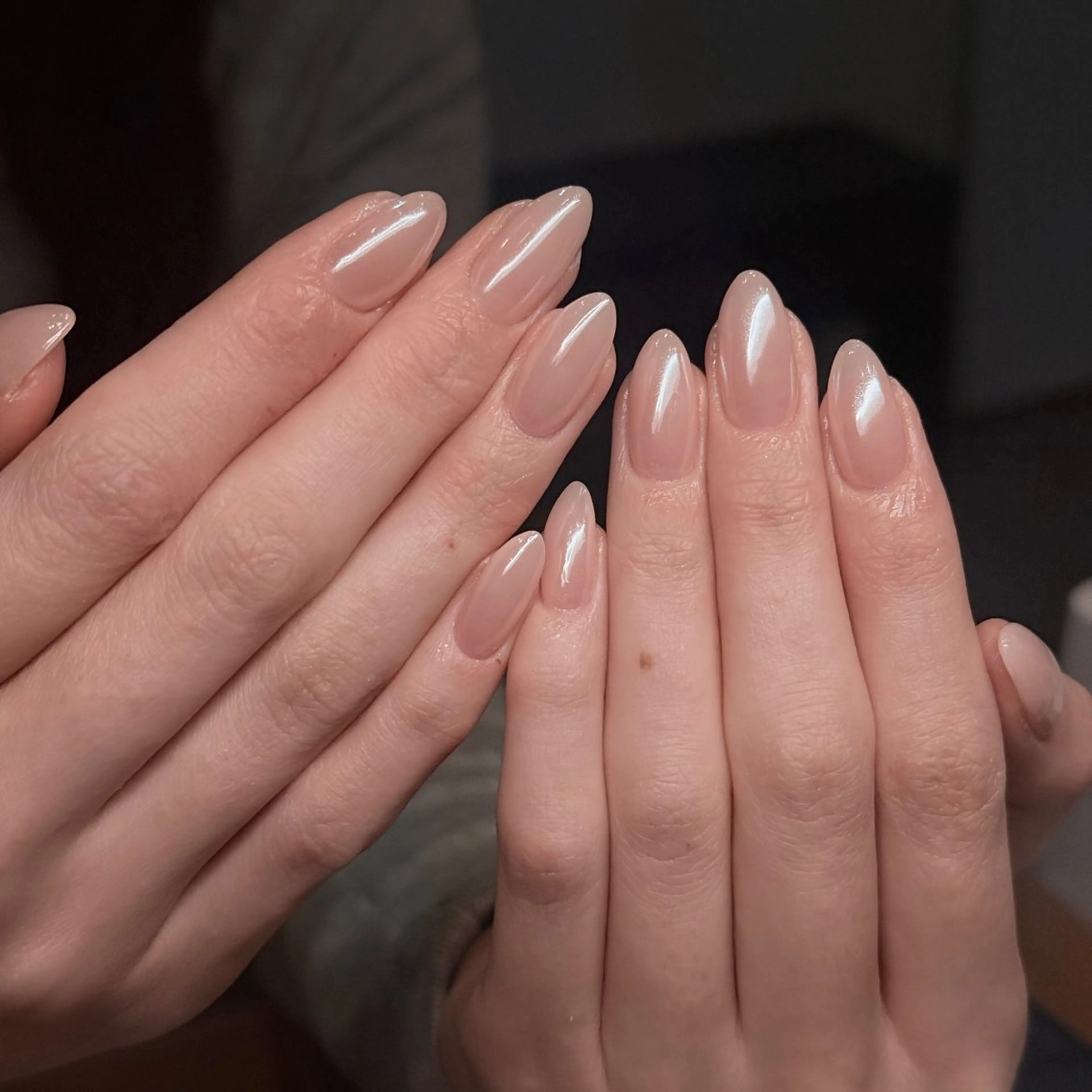 ネイル オーロラネイル ブルー チークネイル フットネイル フレンチネイル ハンドネイル JAN 168 池袋のネイルデザイン