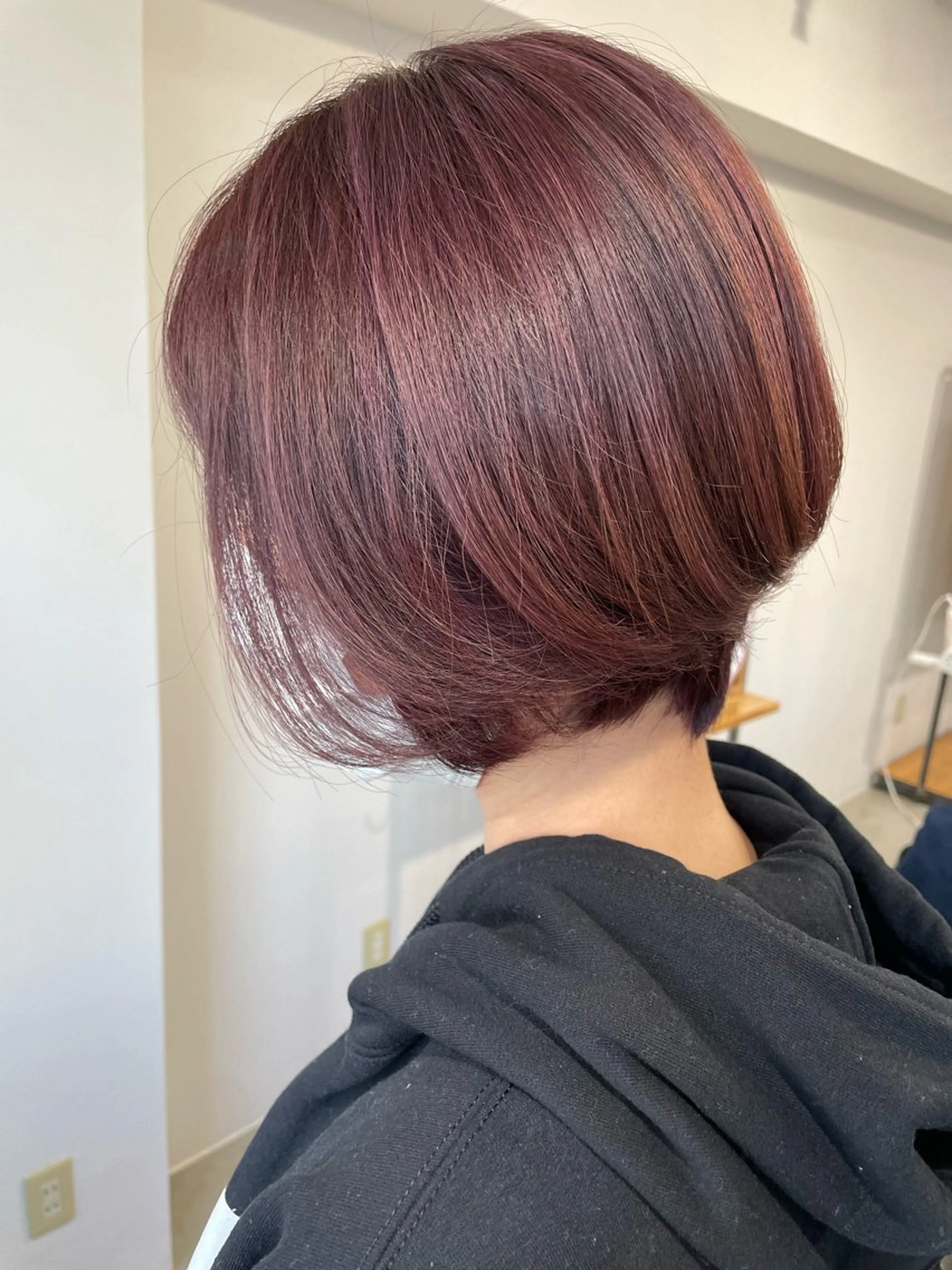 ショート カラー ハイライトカラー ピンクカラー ハイライト ヘアカラー トリートメント 平澤 萌香のその他イメージ