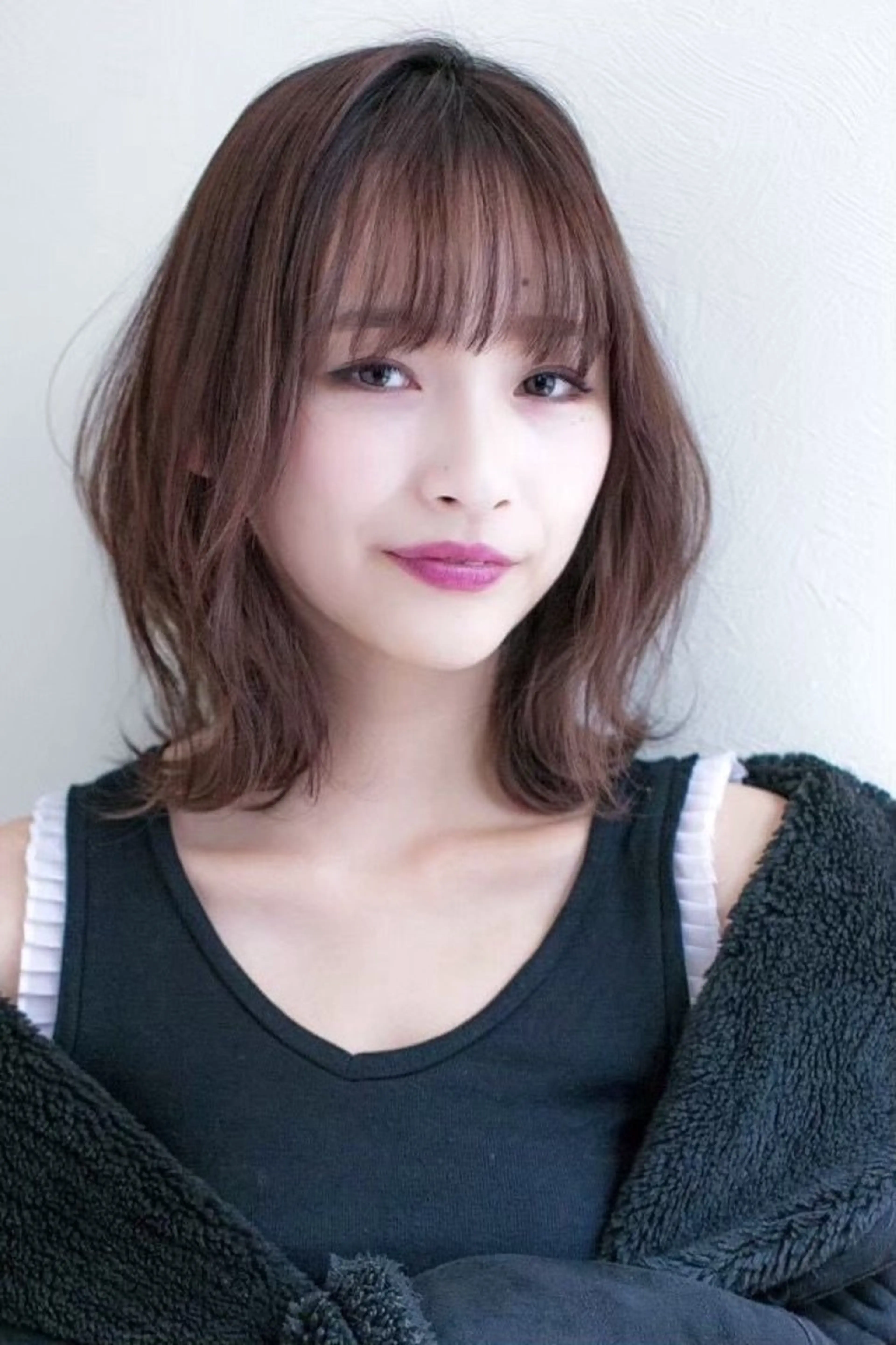 ミディアム カラー カット ヘアカラー トリートメント 韓国/ボブ/レイヤー /髪質改善/まさ❣️のヘアスタイル