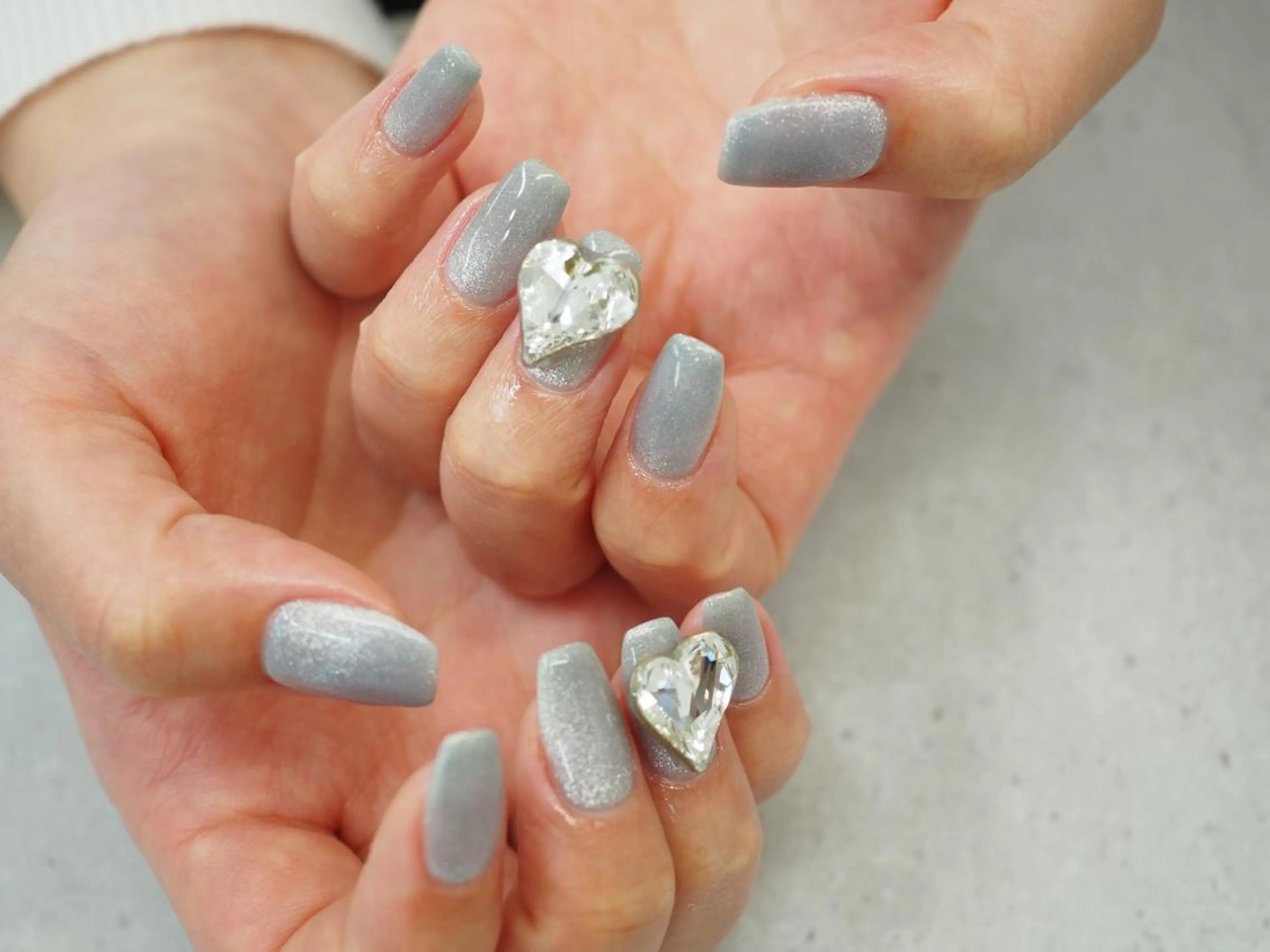 ネイル ハート ハンドネイル kanai miwaのネイルデザイン