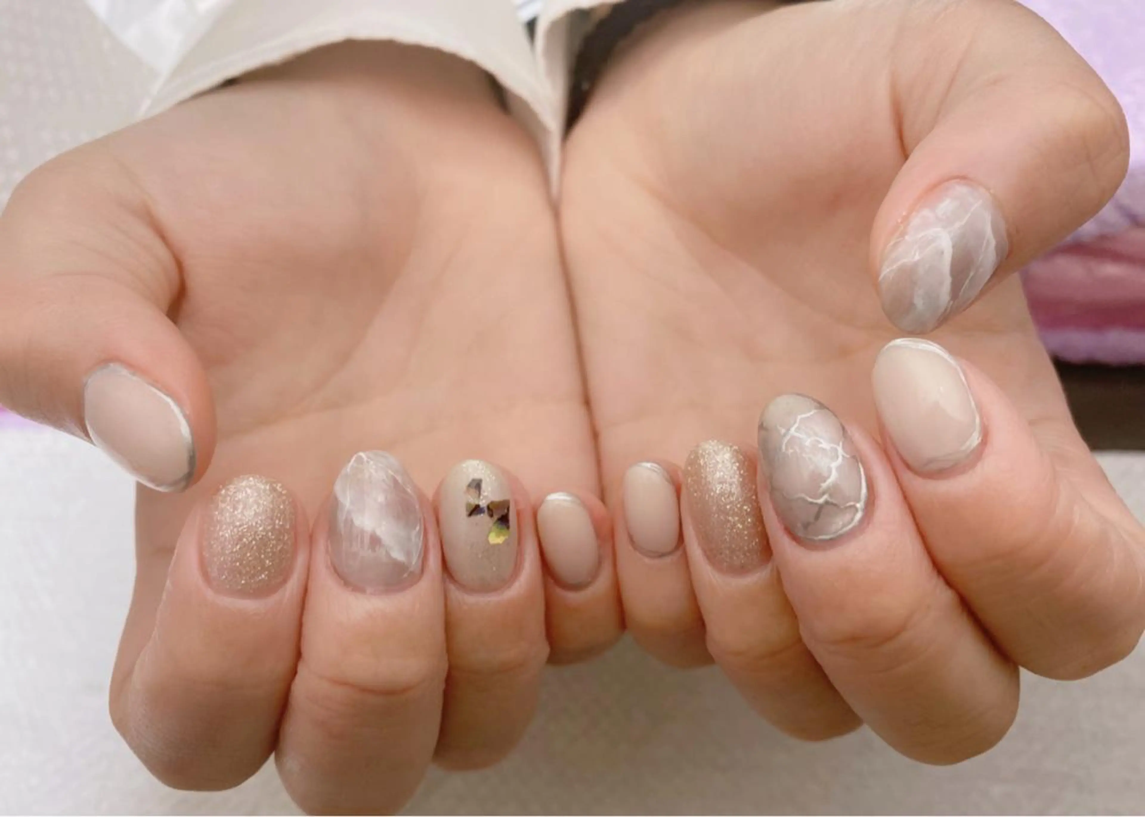 ネイル ニュアンスネイル ハンドネイル ハンドケア u sのネイルデザイン