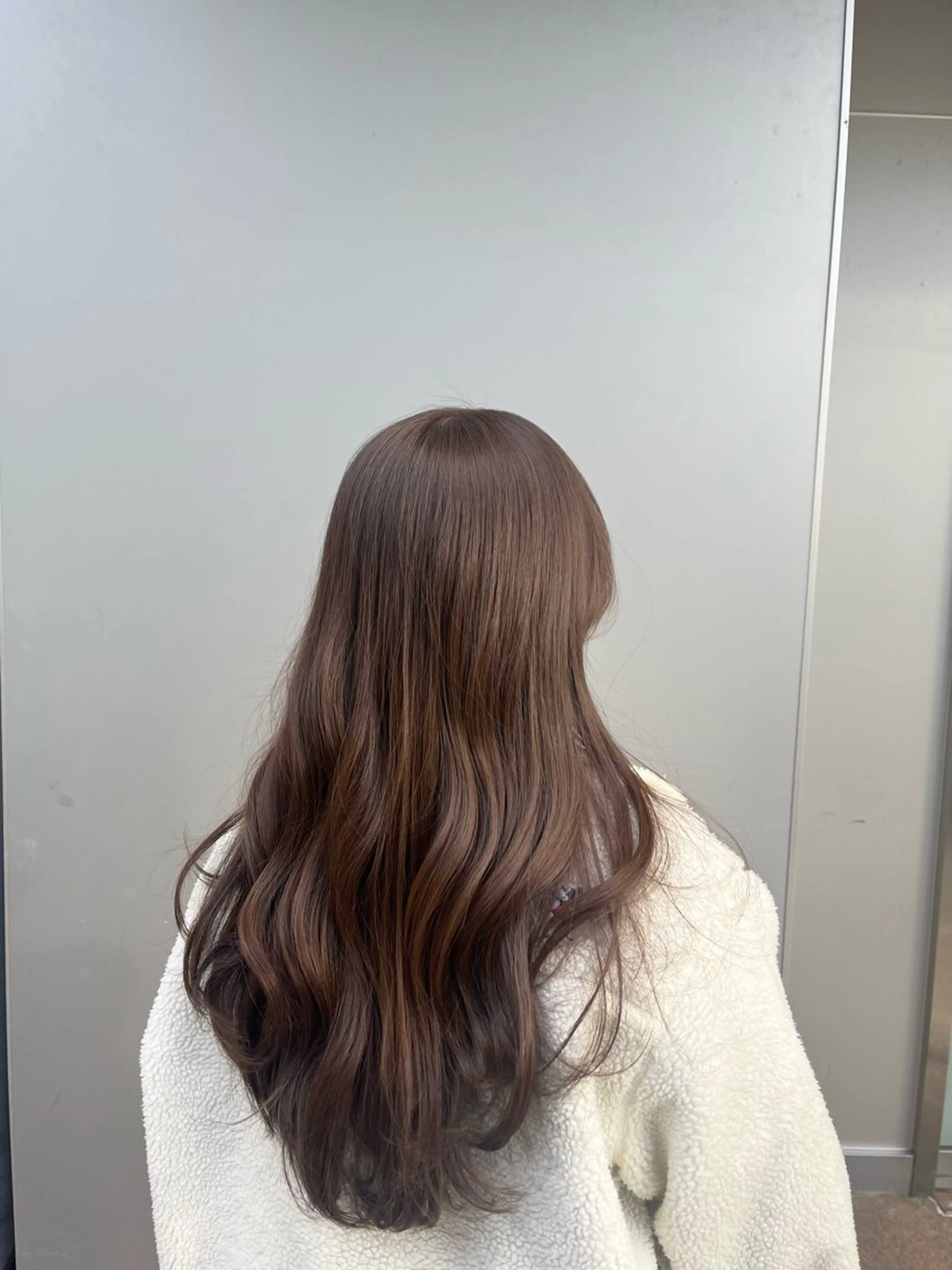 ロング カット ヘアカラー トリートメント 大宮レイヤーカット× 透明感カラー　rioのヘアスタイル