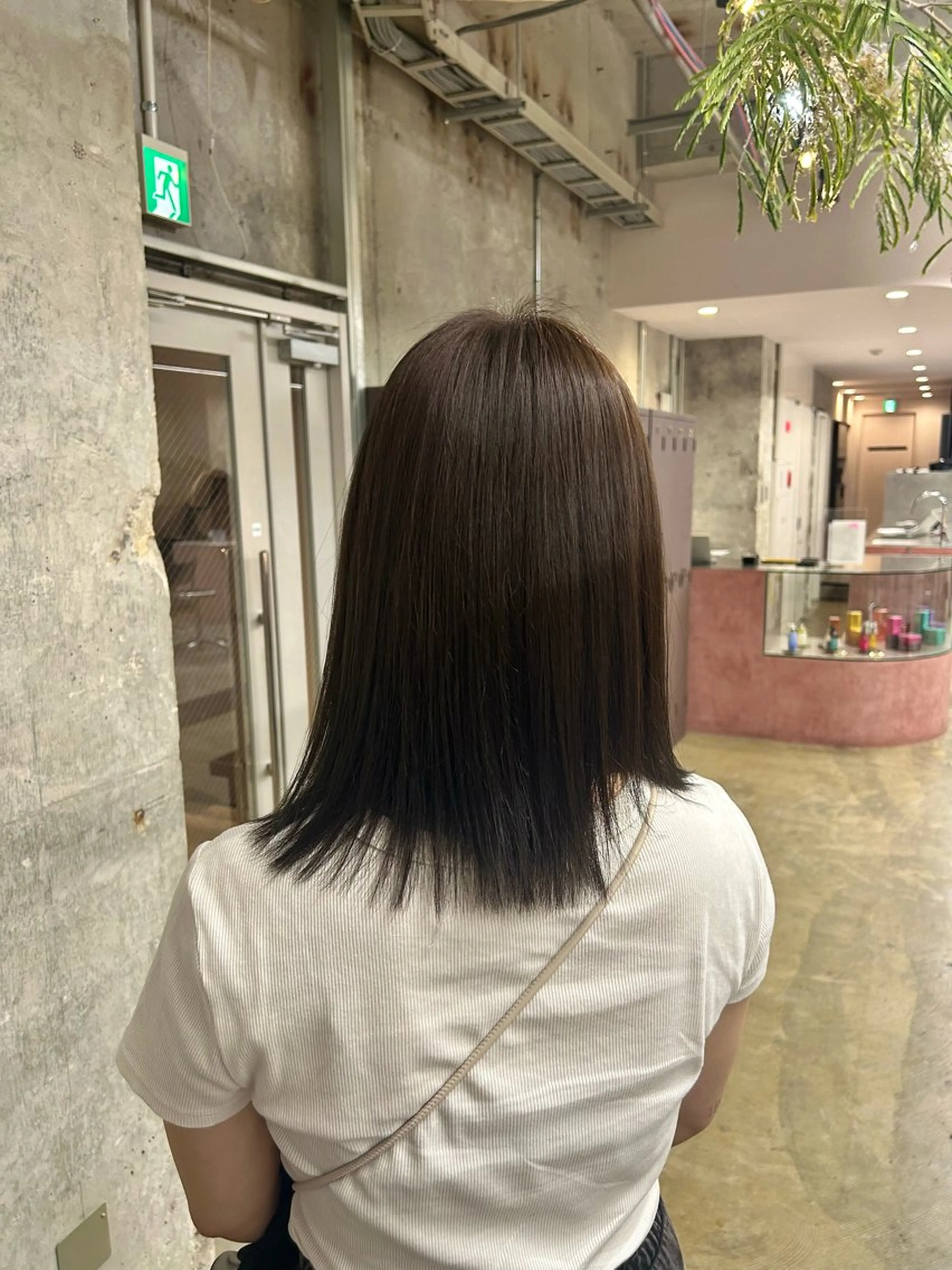 セミロング ヘアカラー 松井ゆら/ 酸性ストレート/暖色のヘアスタイル