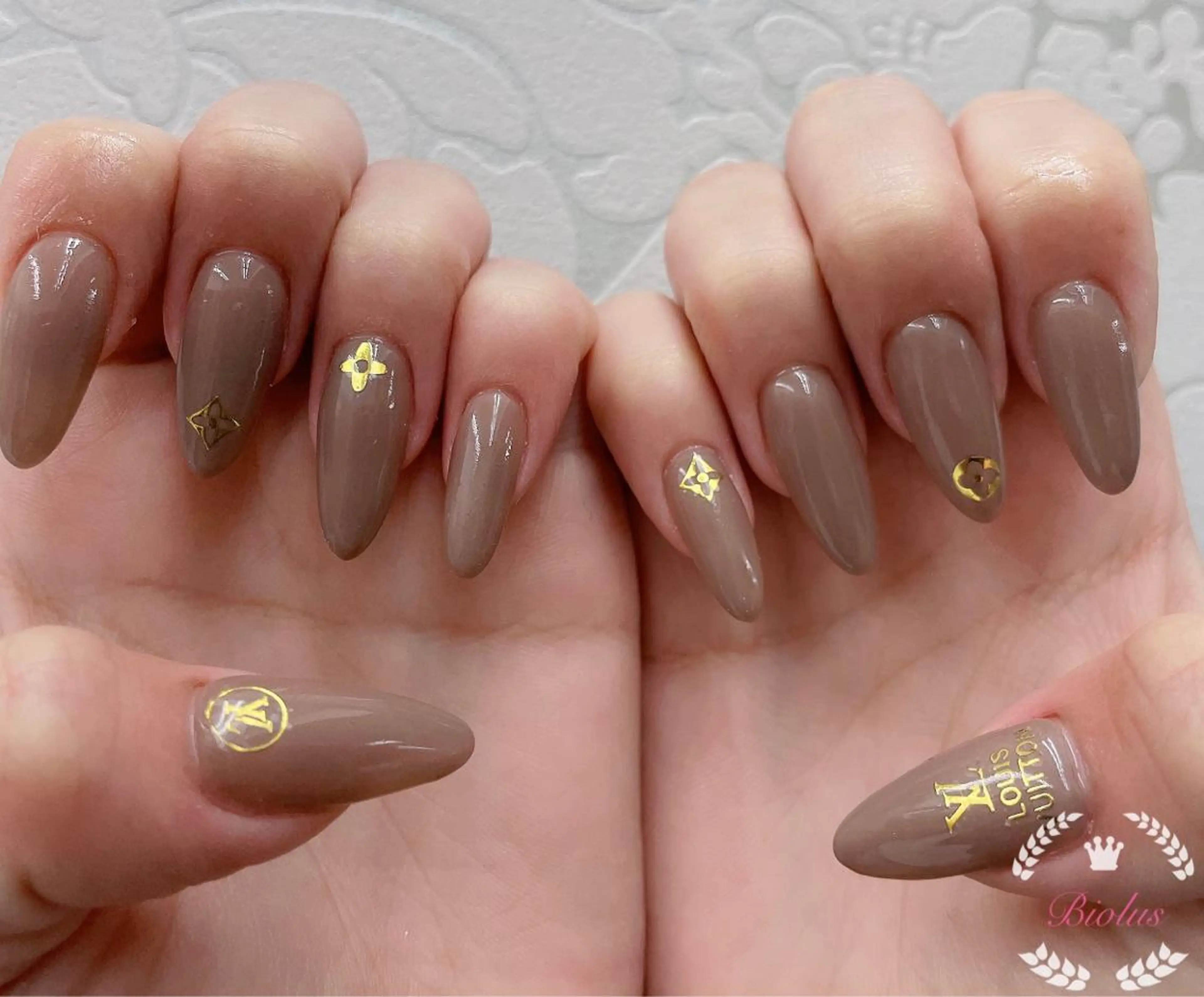 ネイル 長さ出し ワンカラーネイル スカルプネイル vimore ネイルサロンのネイルデザイン