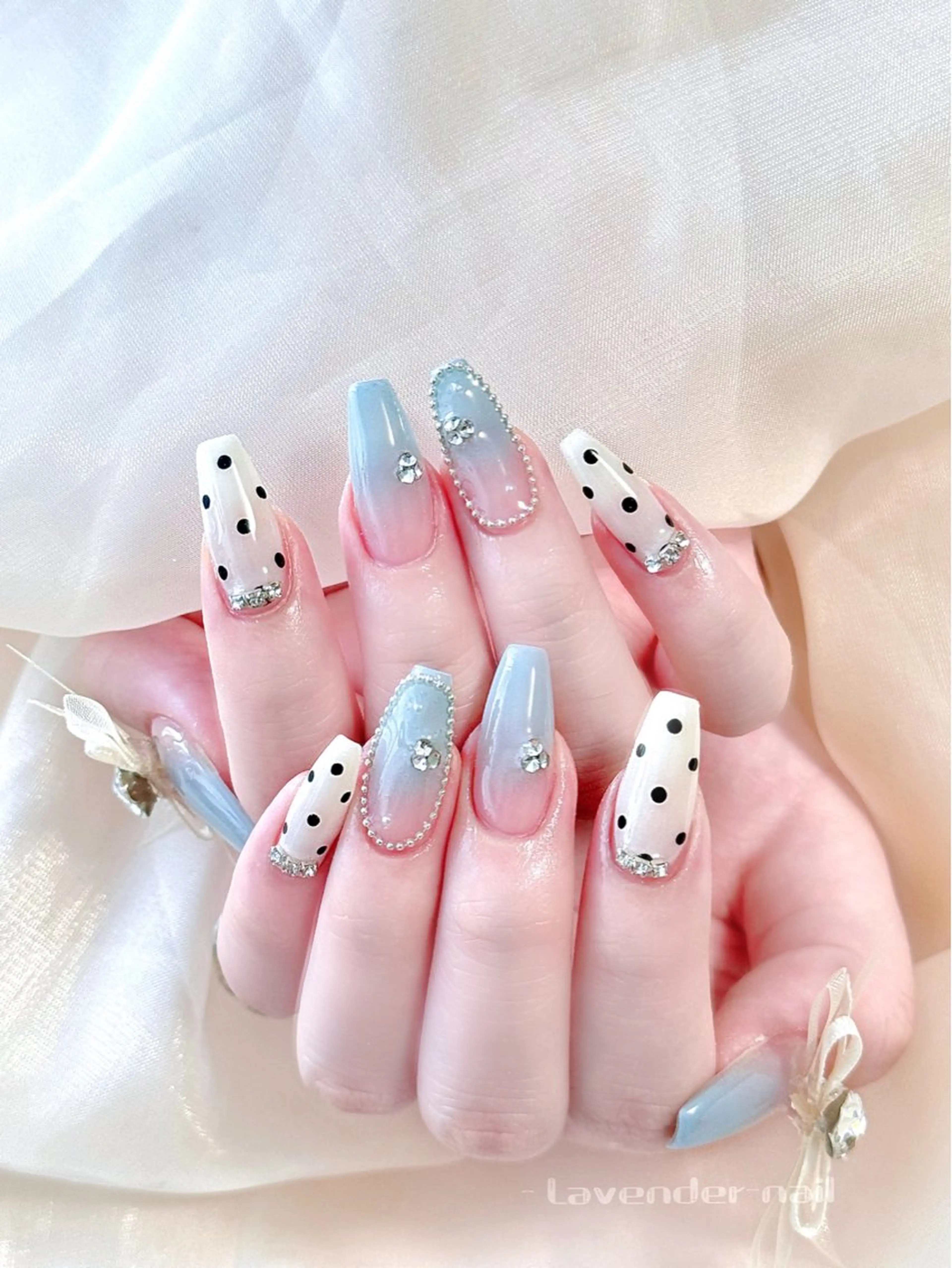 ネイル ハンドネイル Lavender nail·中島公園のネイルデザイン