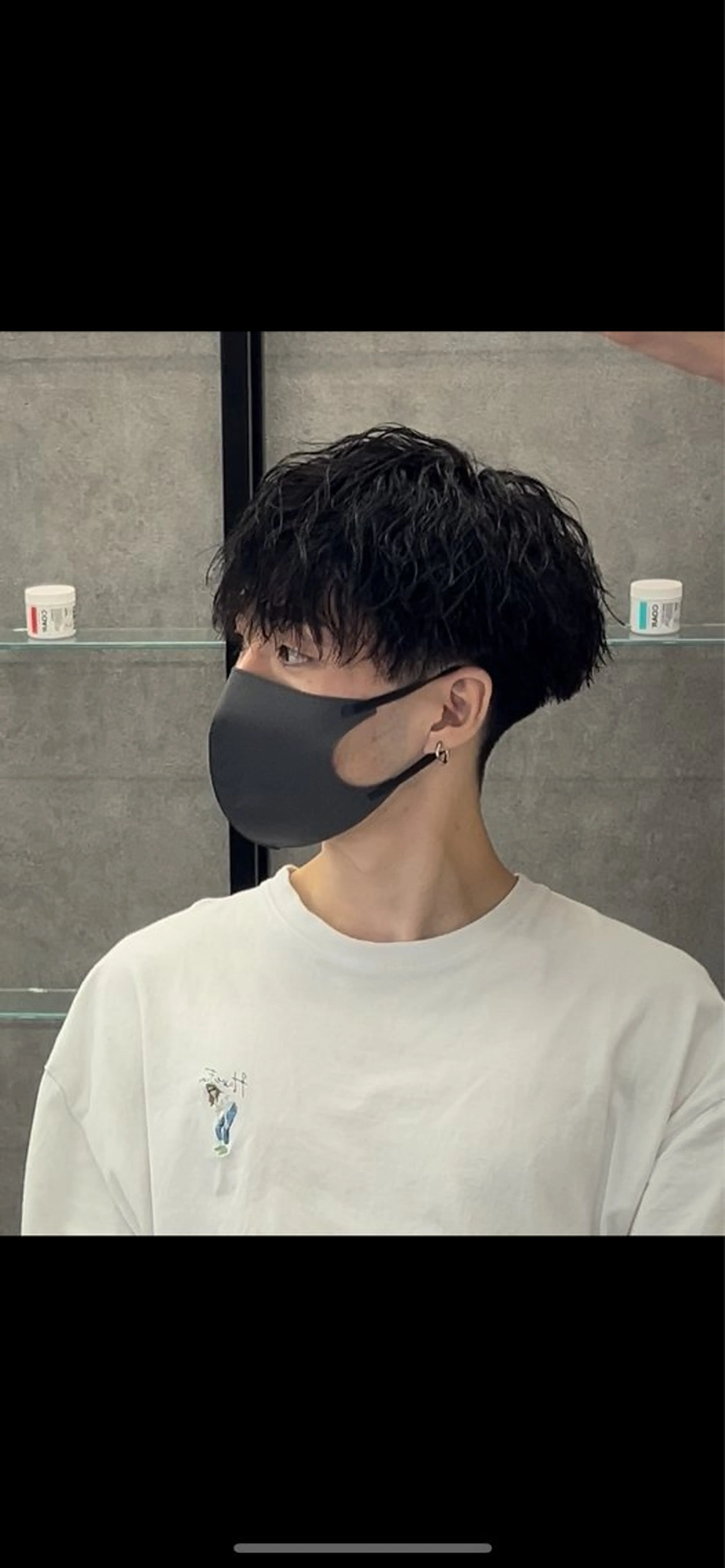 ショート パーマ ヘアアレンジ メンズ カット パーマ 【札幌メンズ特化】 🔥RIKU🔥のヘアスタイル