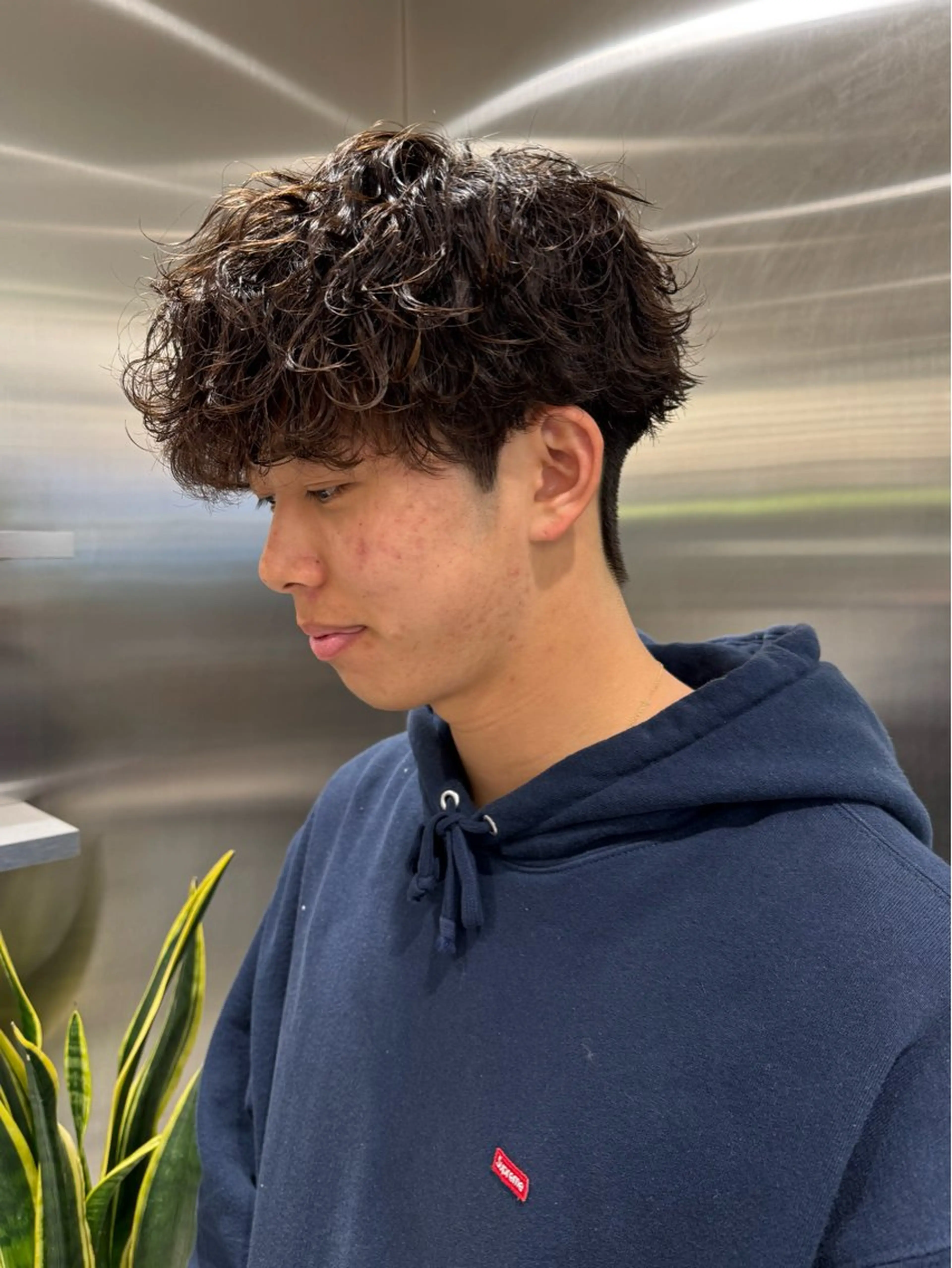 【メンズ波巻きパーマ】✩.*˚カット&パーマの写真