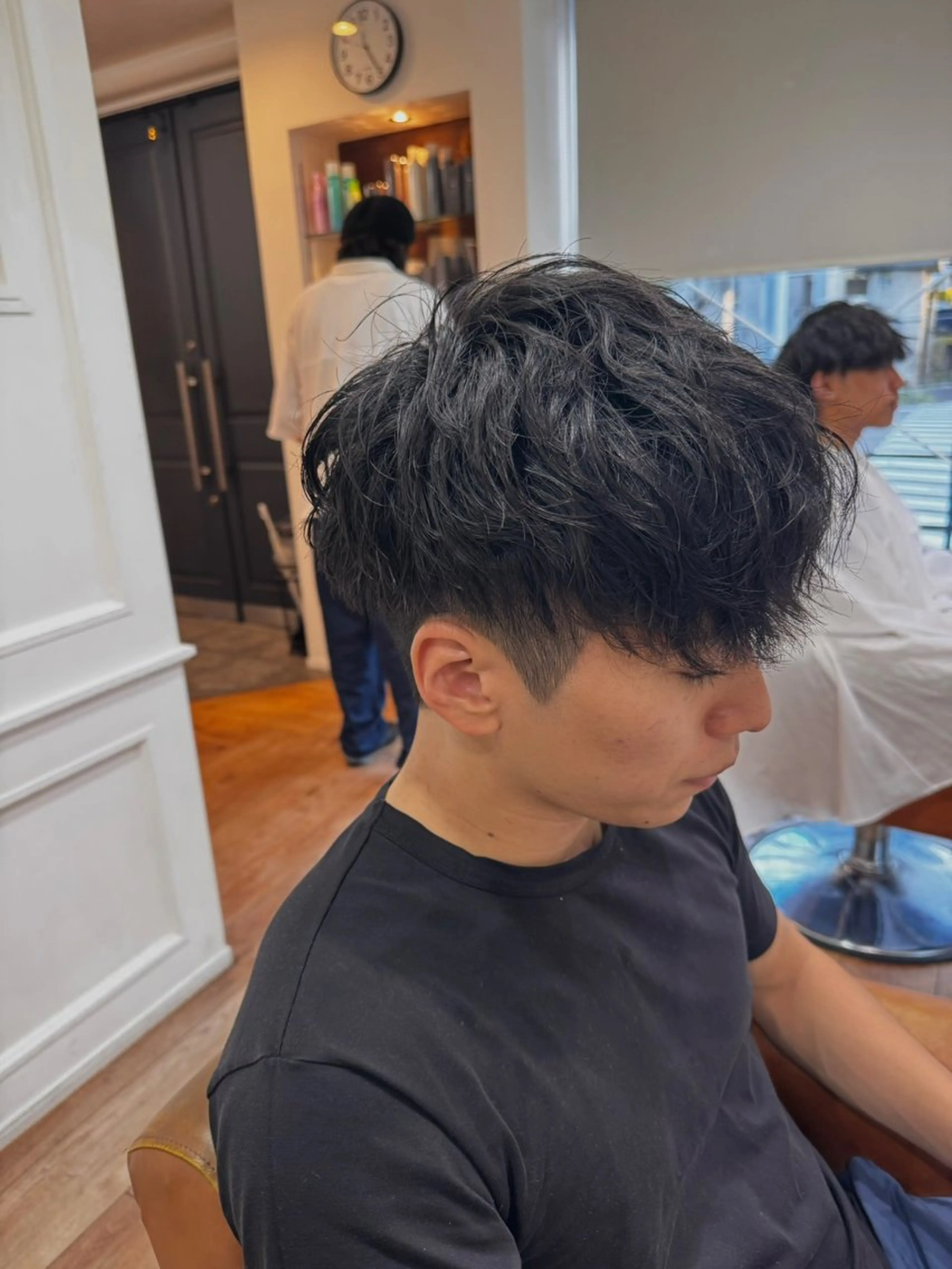 メンズ メンズパーマ カット cyan所属・cyan 水川和馬のヘアスタイル