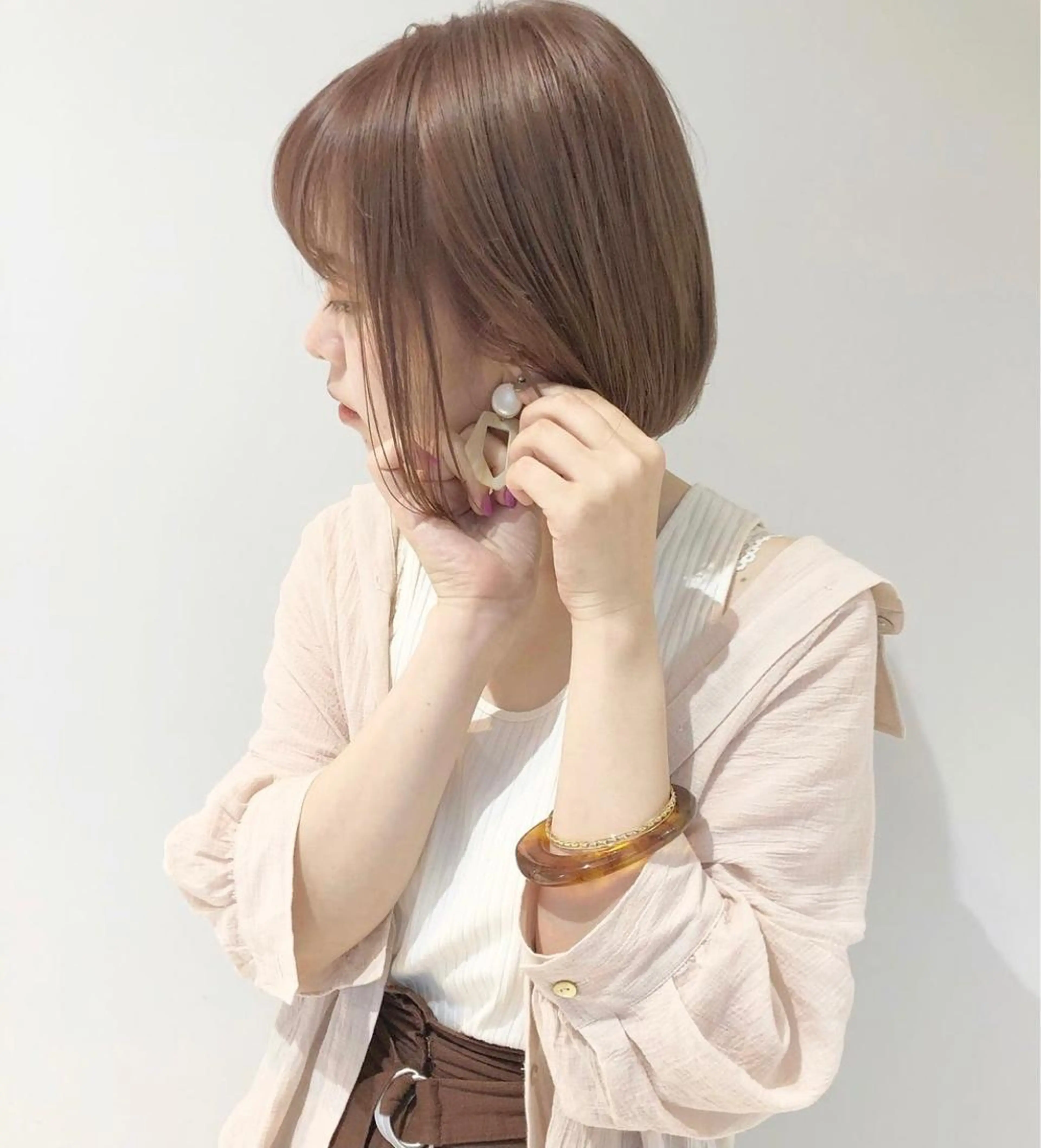 ショート カラー ❤️ダブルカラー 髪質改善❤️SAYAのヘアスタイル