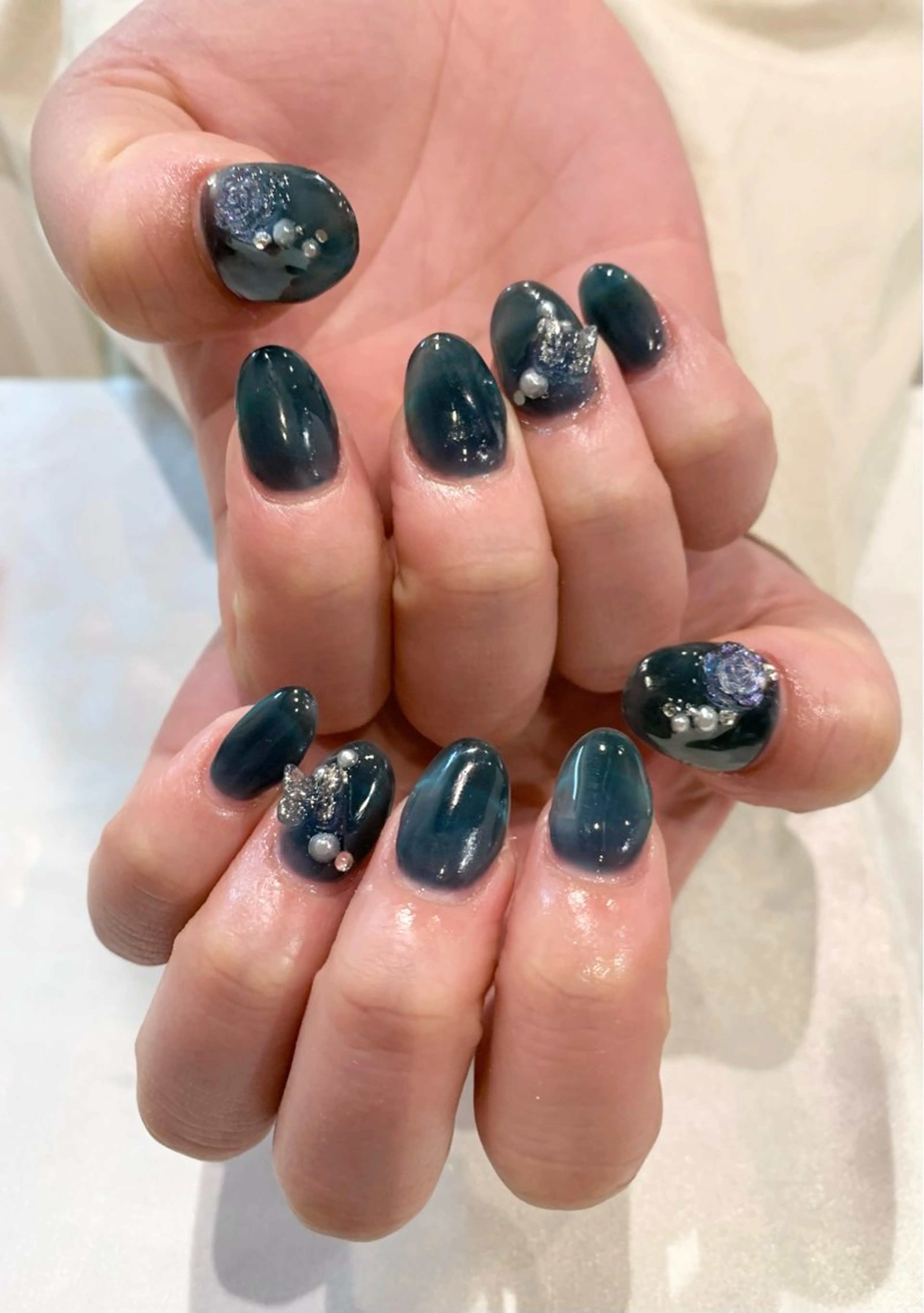 ネイル ハンドネイル ecrin 💎 mayuのネイルデザイン
