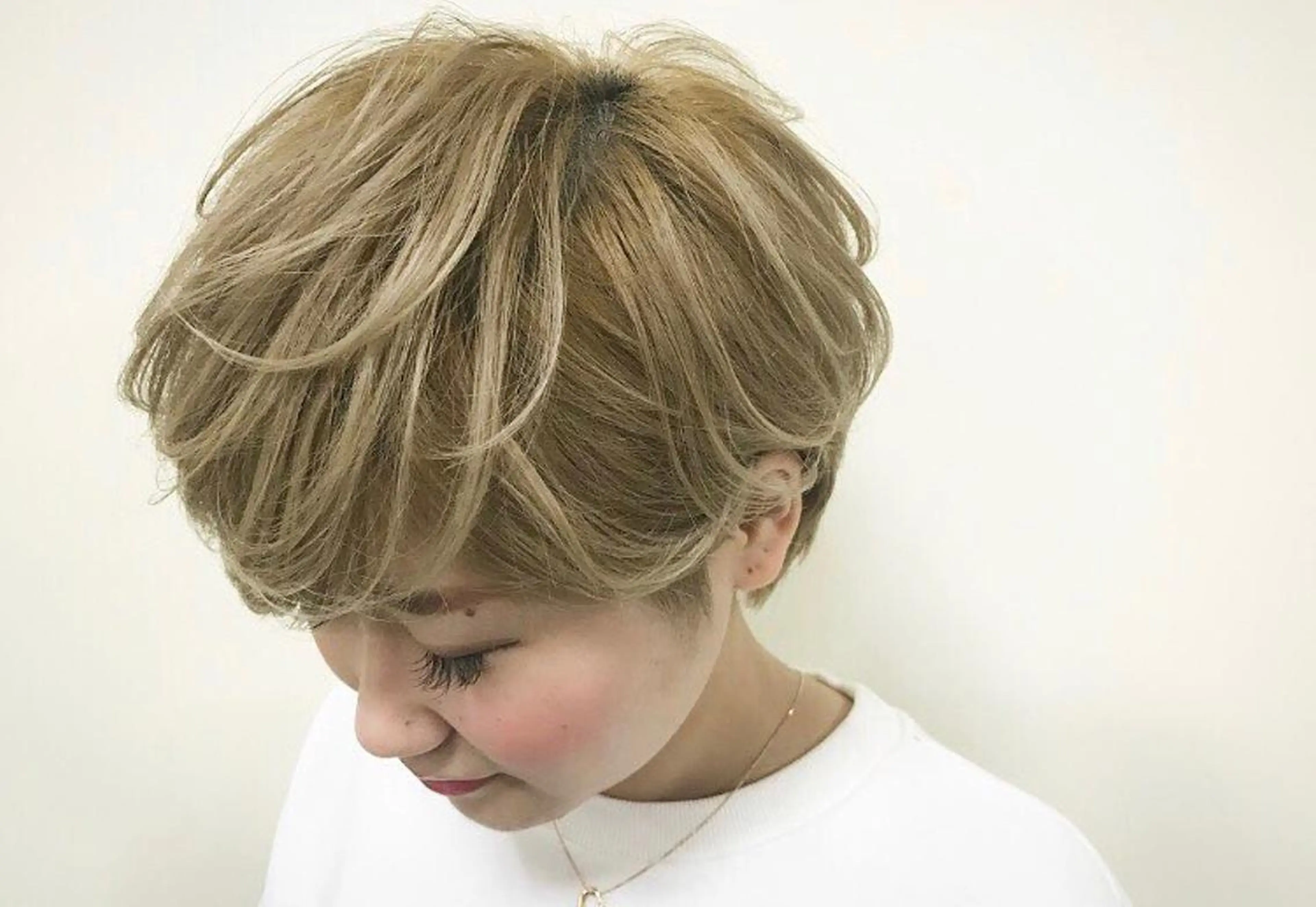 ショート カラー 外国人風カラー 髪質改善サロン 心斎橋ARCHEのヘアスタイル