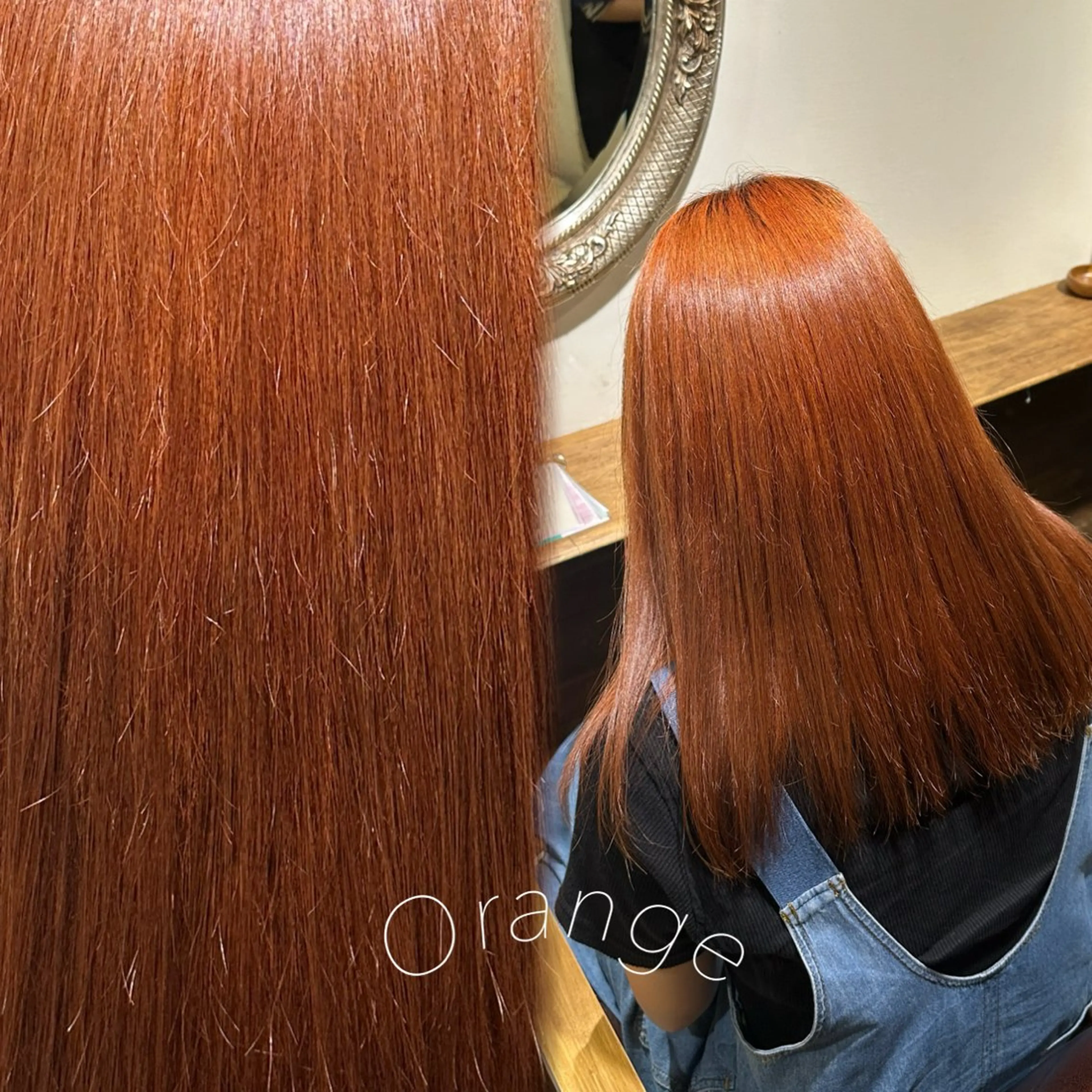 ロング ヘアカラー あゆみ︎︎✮／ 暖色カラー／レイヤーのヘアスタイル