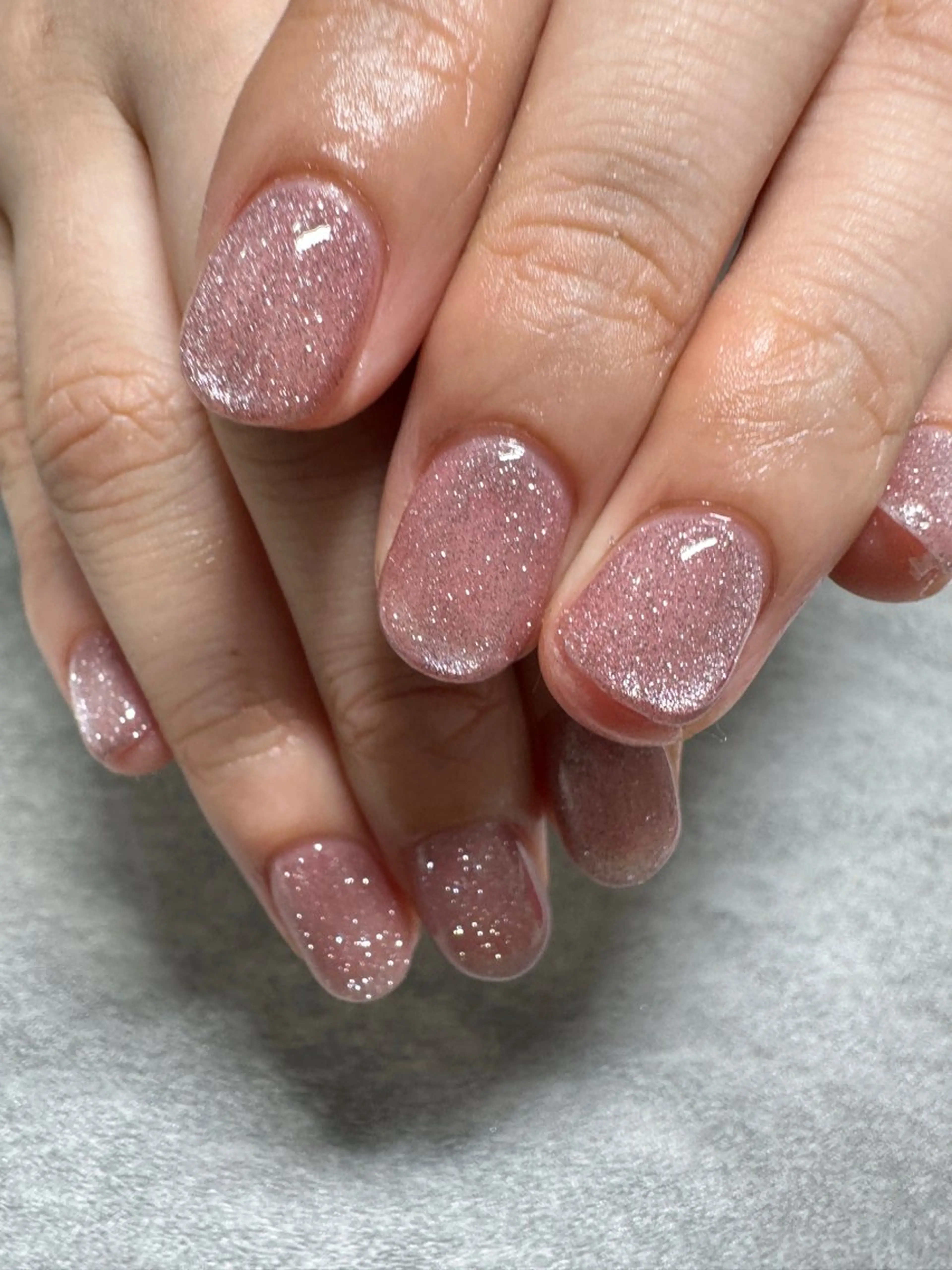 ネイル マグネットネイル 春ネイル ルミエナリトリート MUKAEDAのネイルデザイン