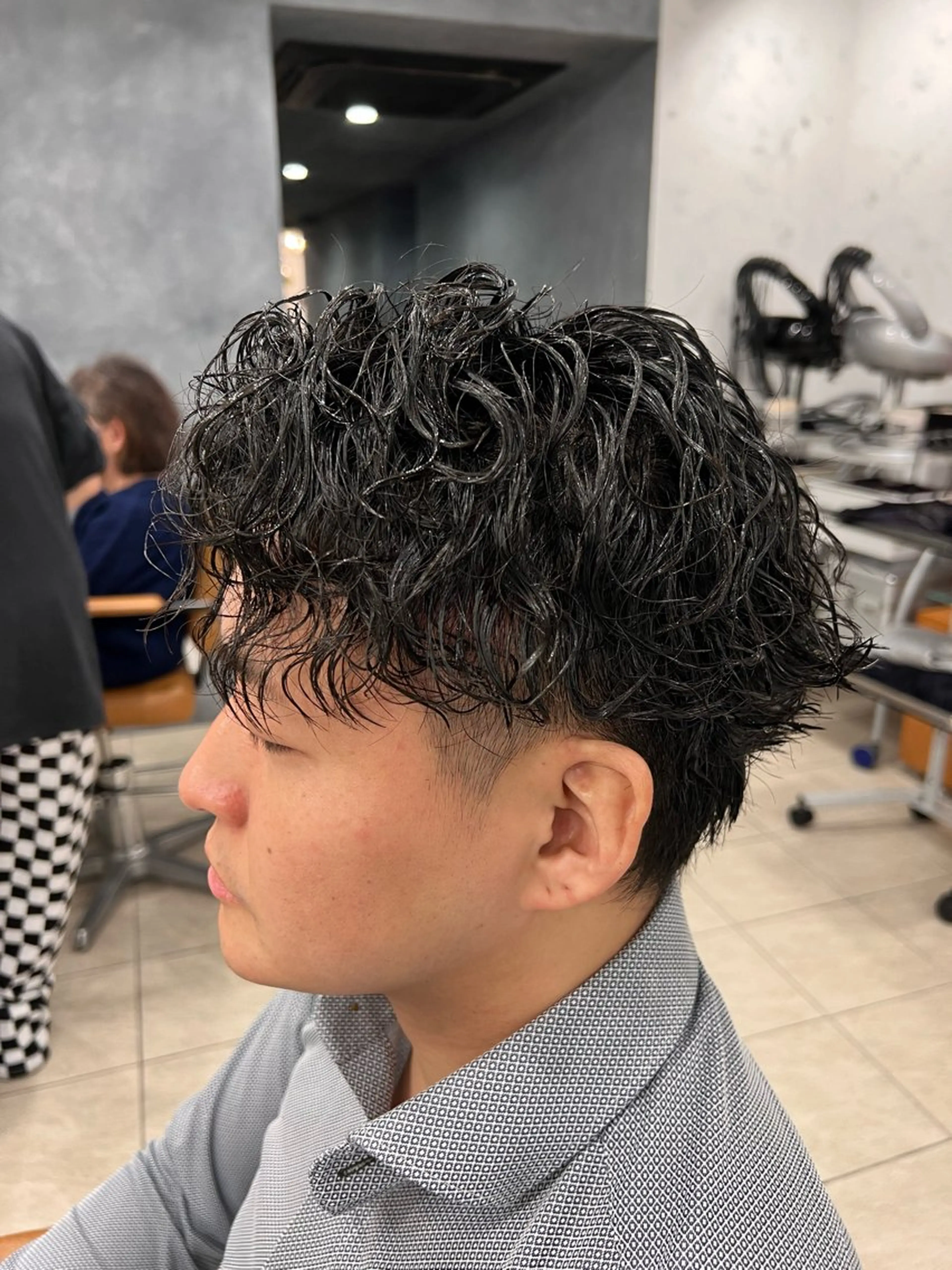 パーマ メンズ メンズカットグラデー ションカラー/ケイゴのヘアスタイル