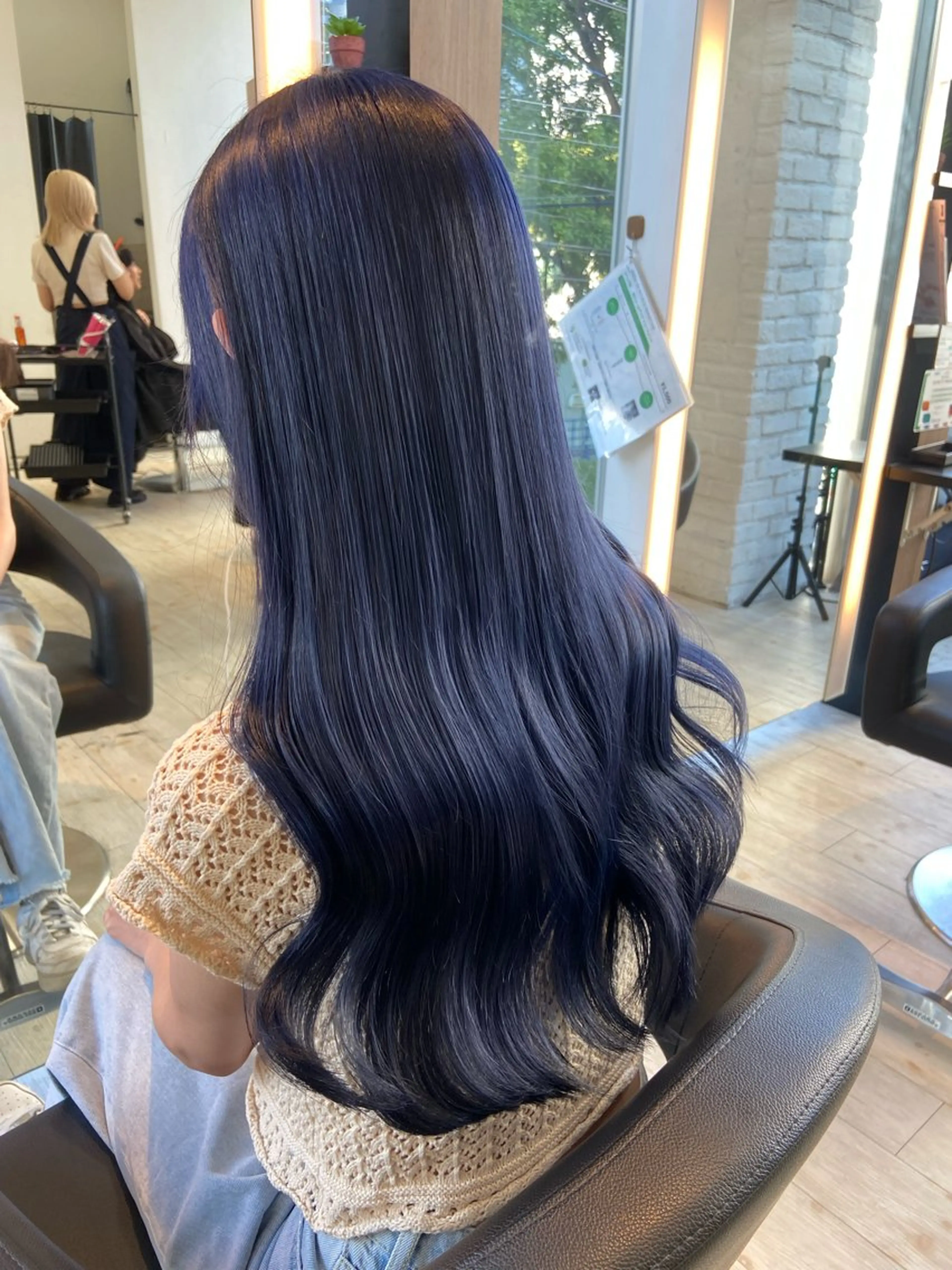 ロング 縮毛矯正/韓国ヘア レイヤー/そらのヘアスタイル