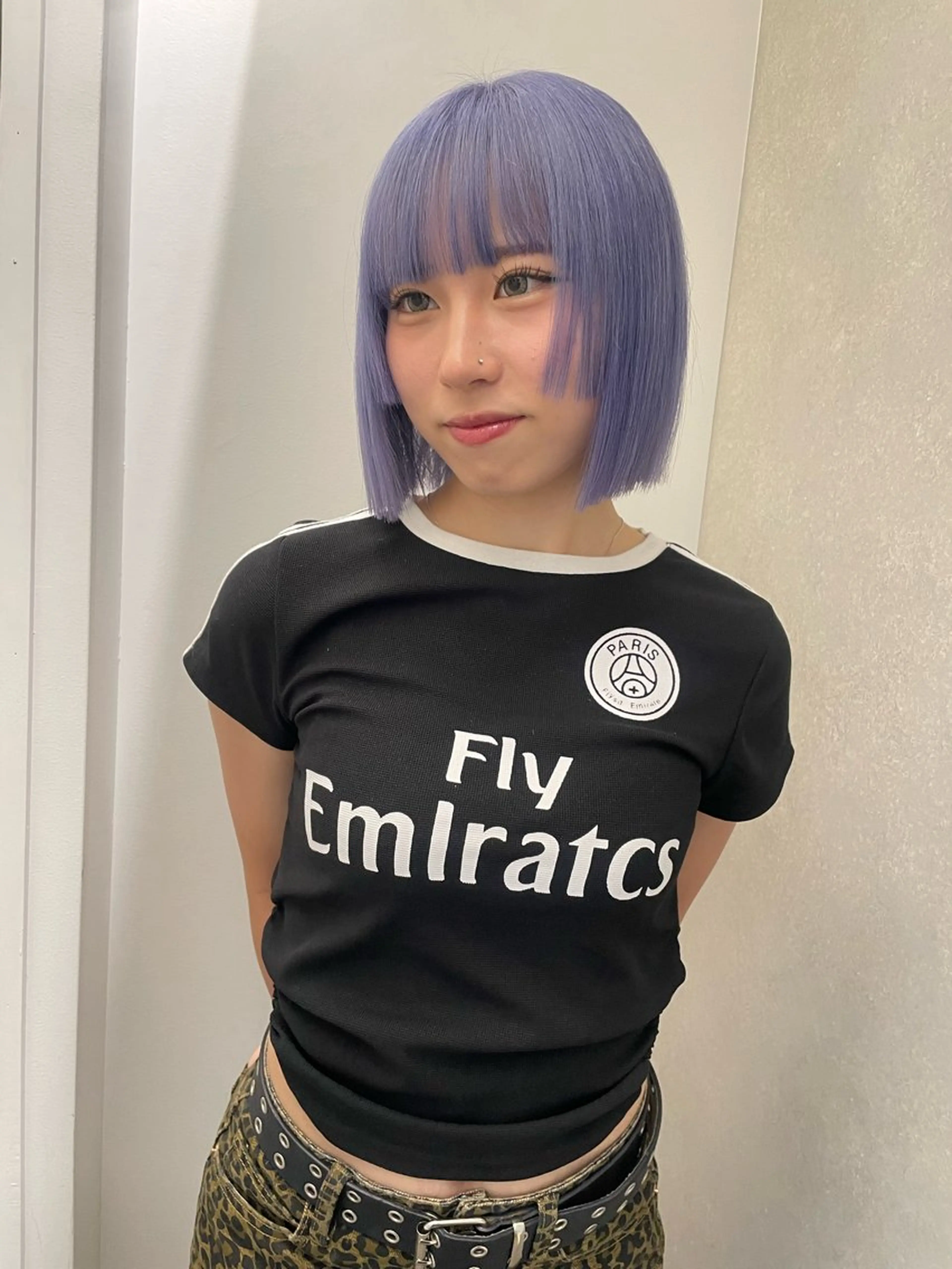 カラー ヘアカラー 🎀ボブ＋ハイトーン シュカ👶🏻のヘアスタイル