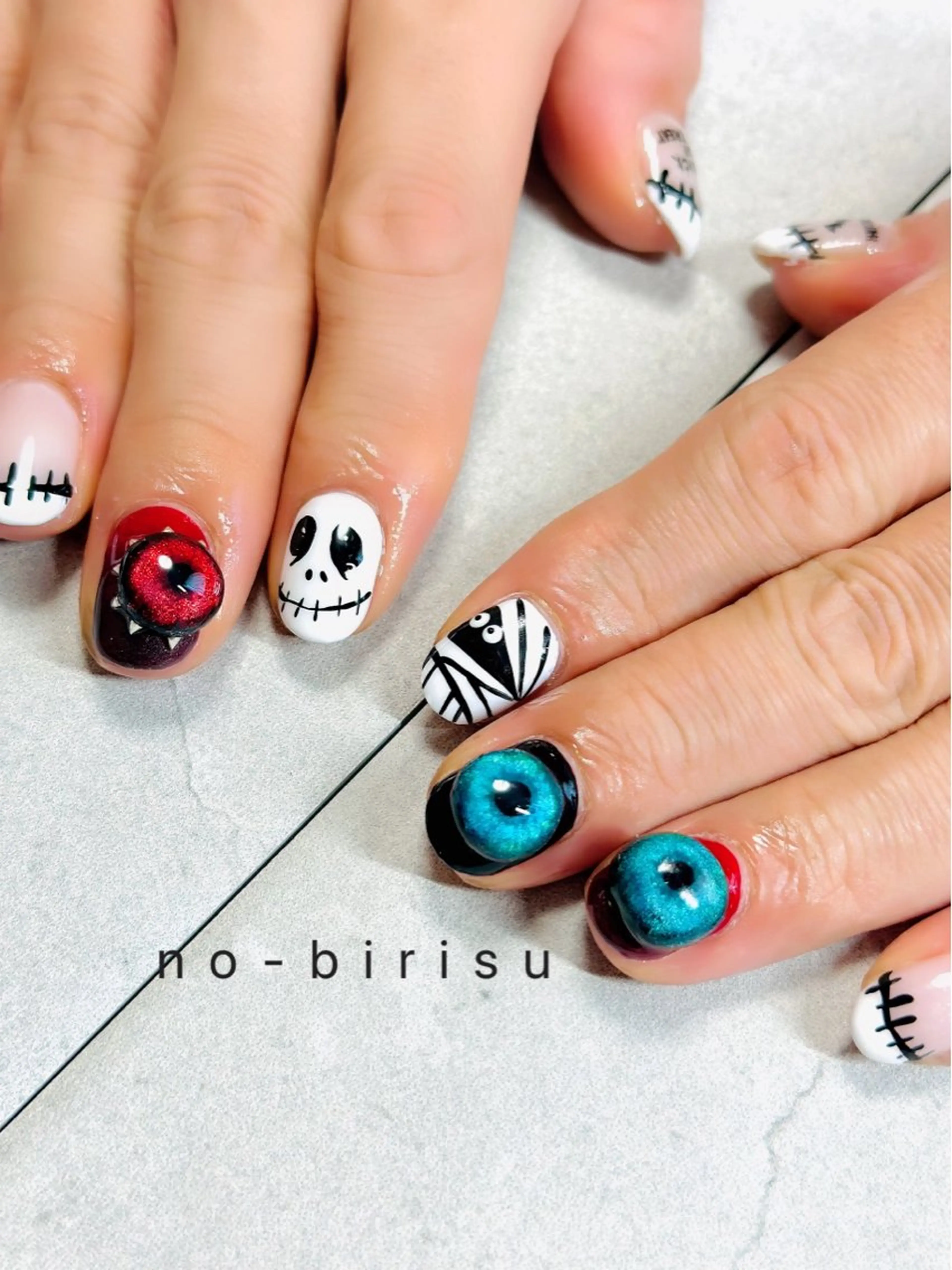 ネイル アートネイル ハンドネイル no-birisu nailのネイルデザイン