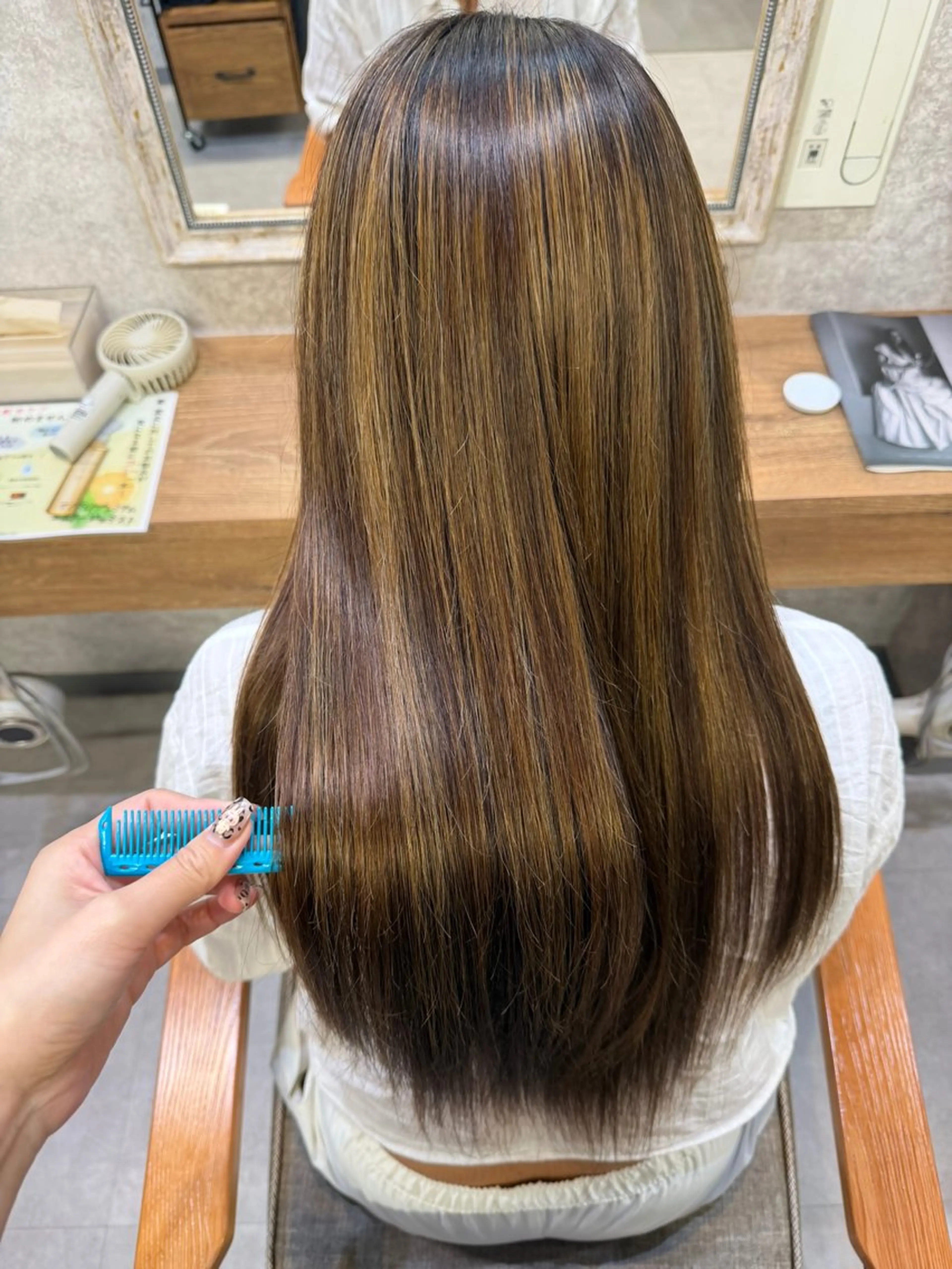 ロング トリートメント ツヤちゅるカラー✮ すずなのヘアスタイル