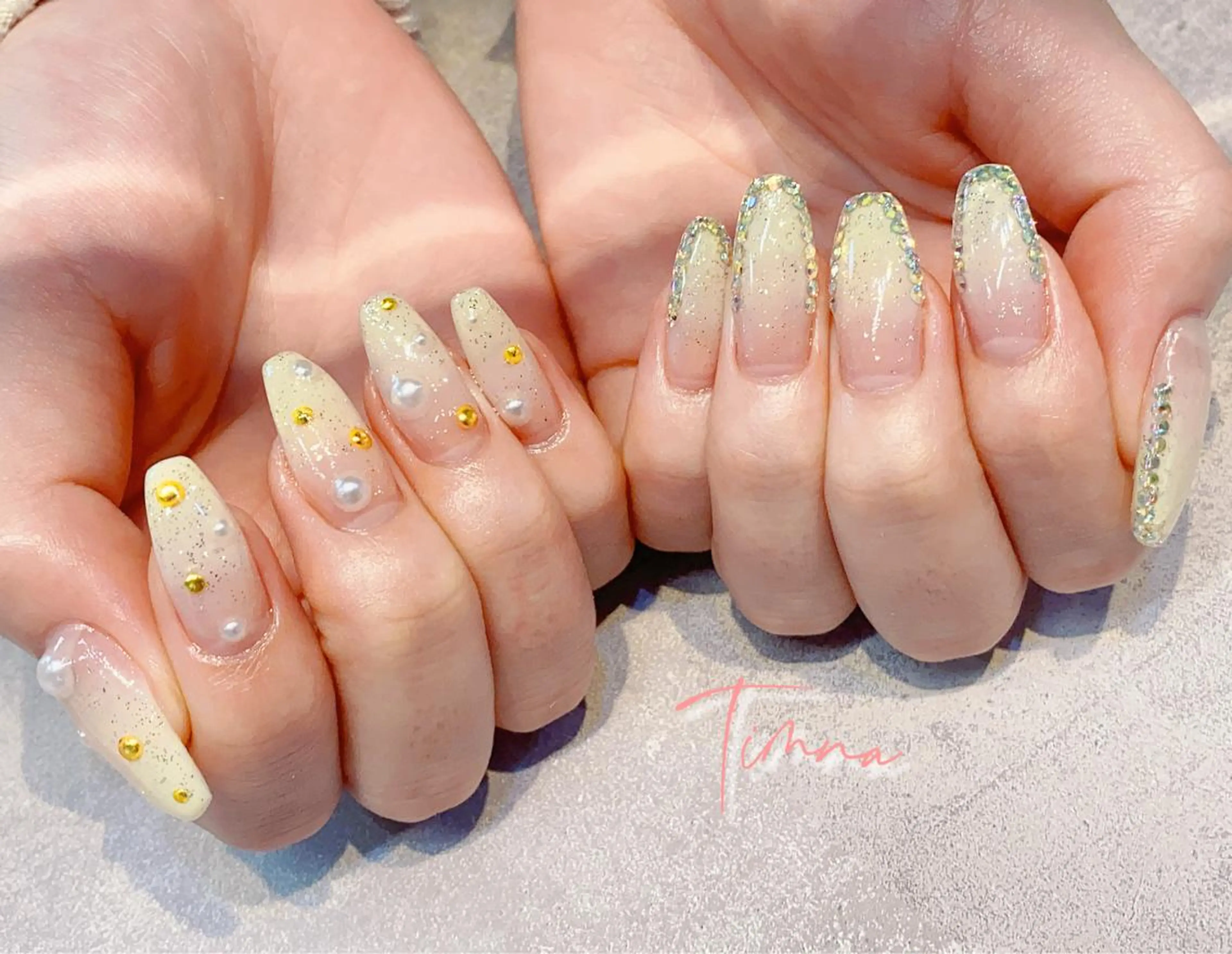 ロング ハンドネイル NAILSALON 🍔Timna🍟のネイルデザイン
