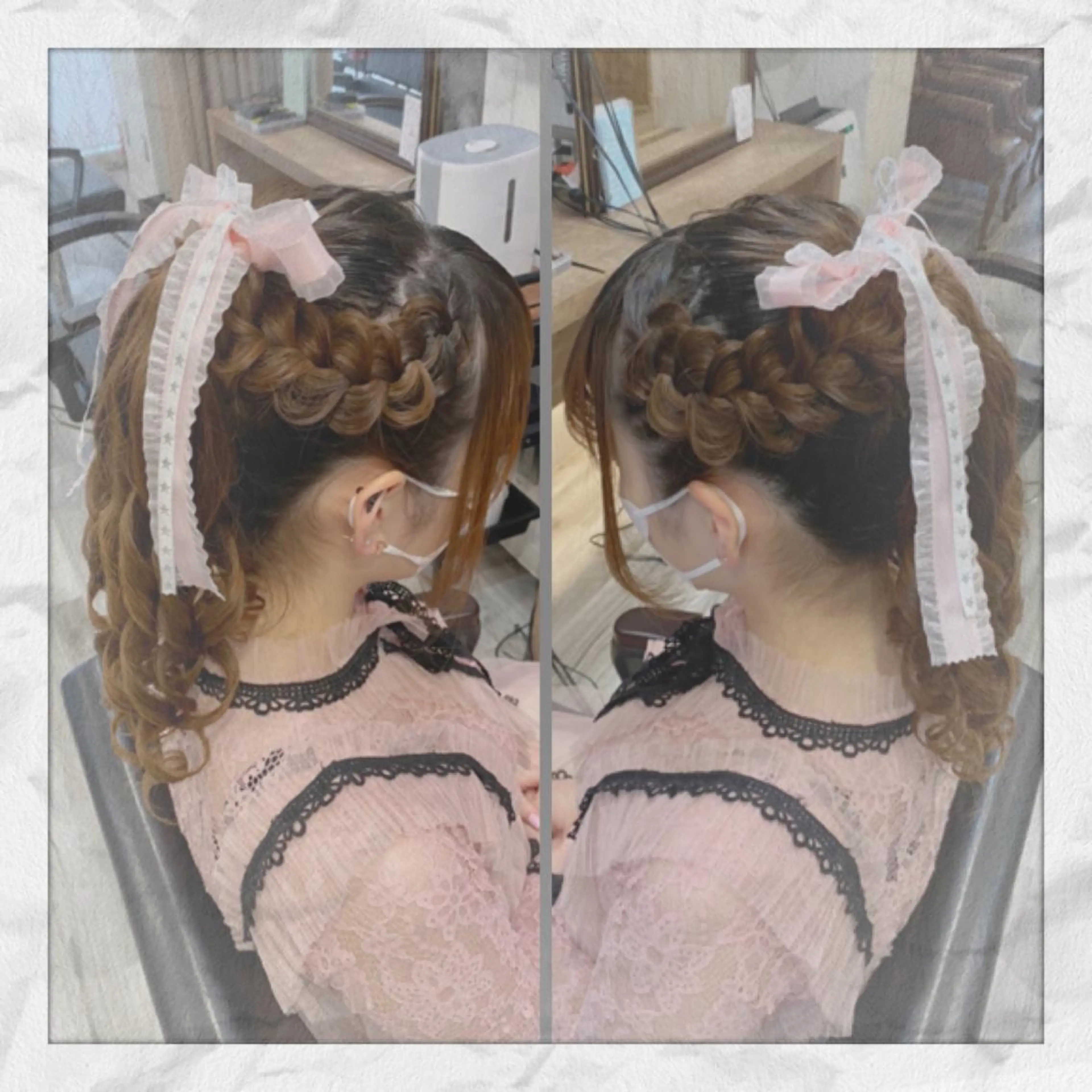 セミロング ヘアアレンジ ポニーテール ヘアセット ヘアセット/着付け 𓇼 松本 夏美𓇼のヘアスタイル