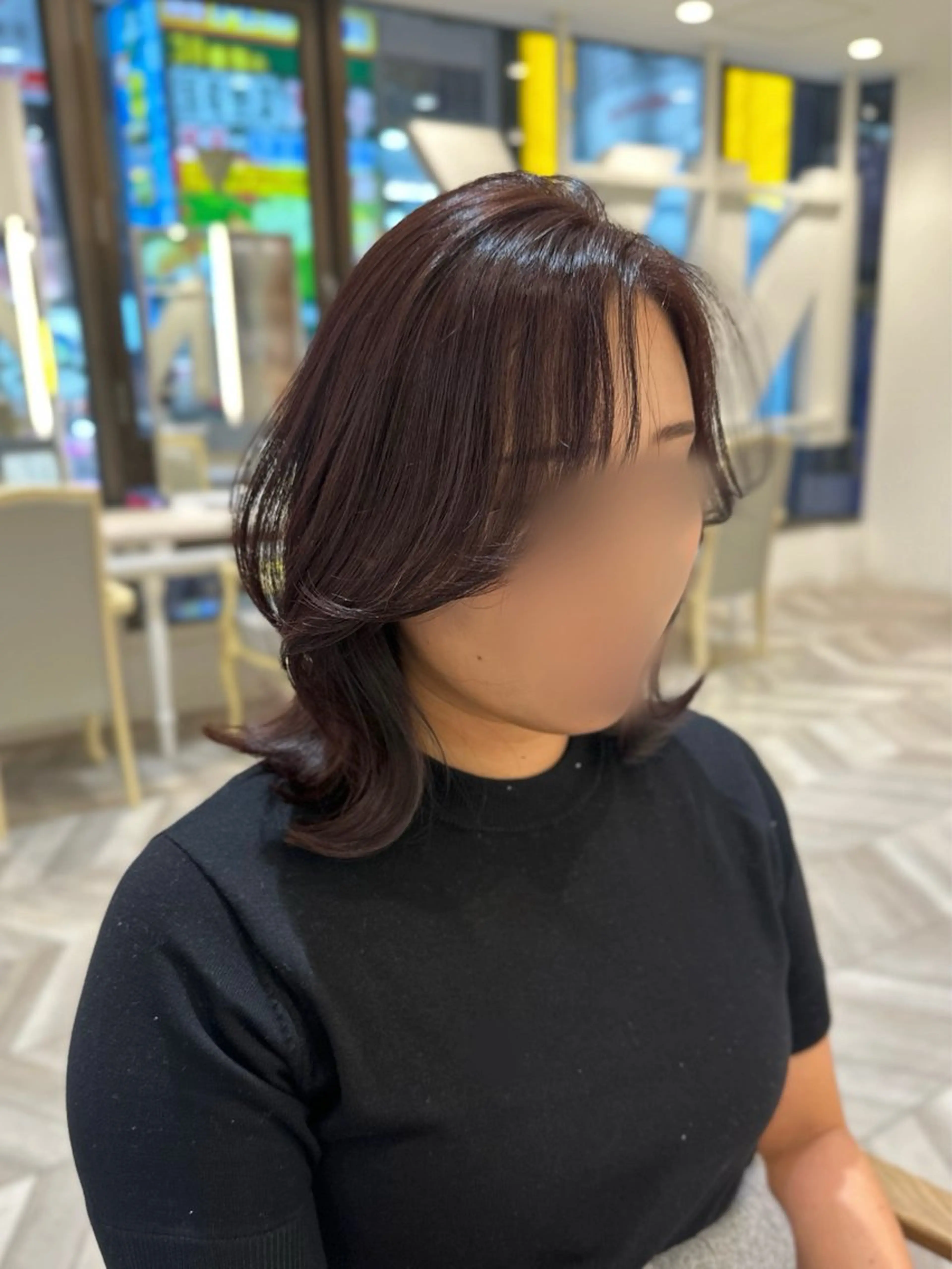 ミディアム 韓国ヘア 🇰🇷 RUKA 🩵🤍のヘアスタイル