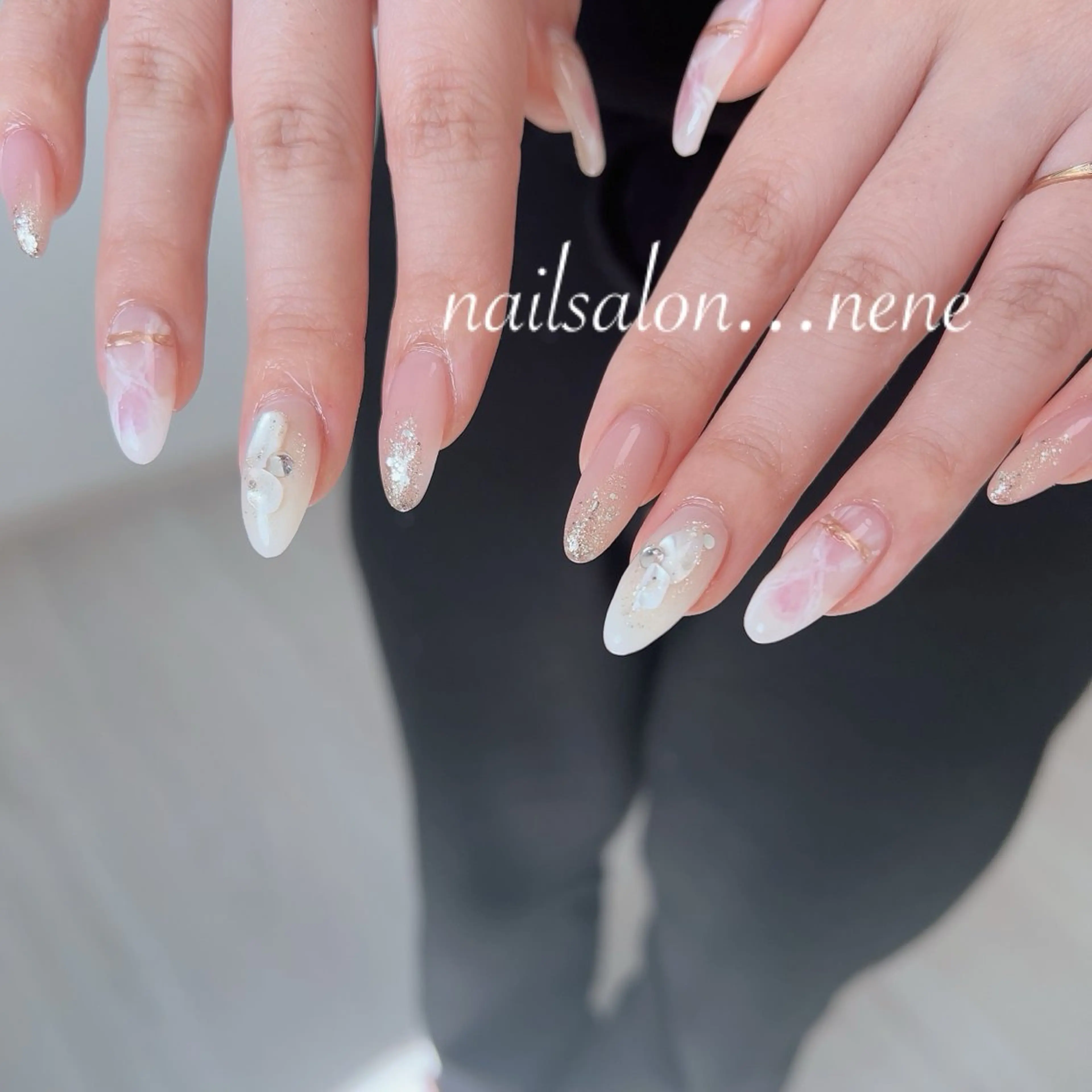 ネイル ニュアンスネイル nailsalon ...neneのネイルデザイン