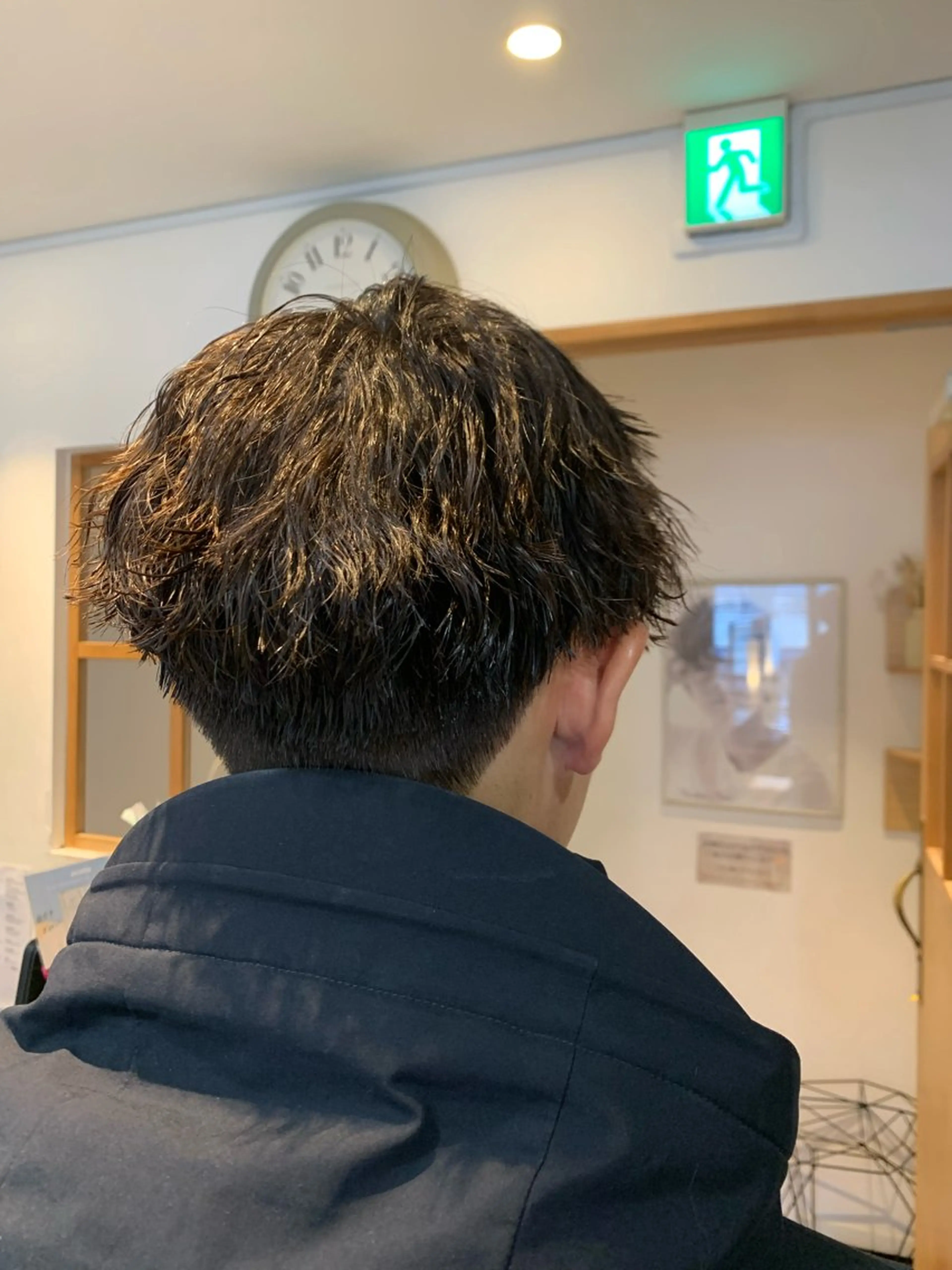 パーマ メンズ メンズパーマ 刈り上げ 庄司 沙羅のヘアスタイル