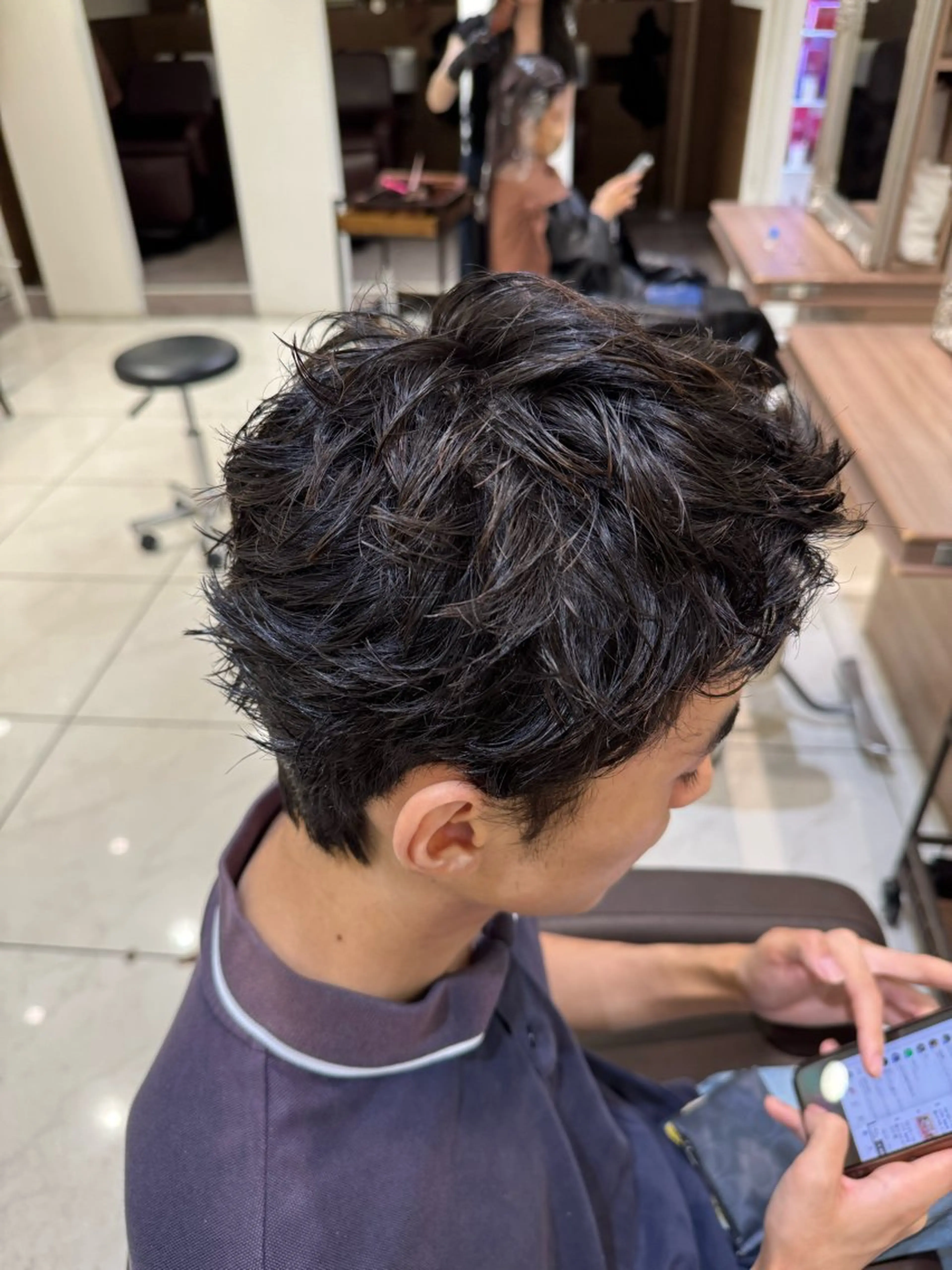 メンズ スパイキーショート カット メンズ特化💎/ 韓国風🇰🇷なぎとのヘアスタイル