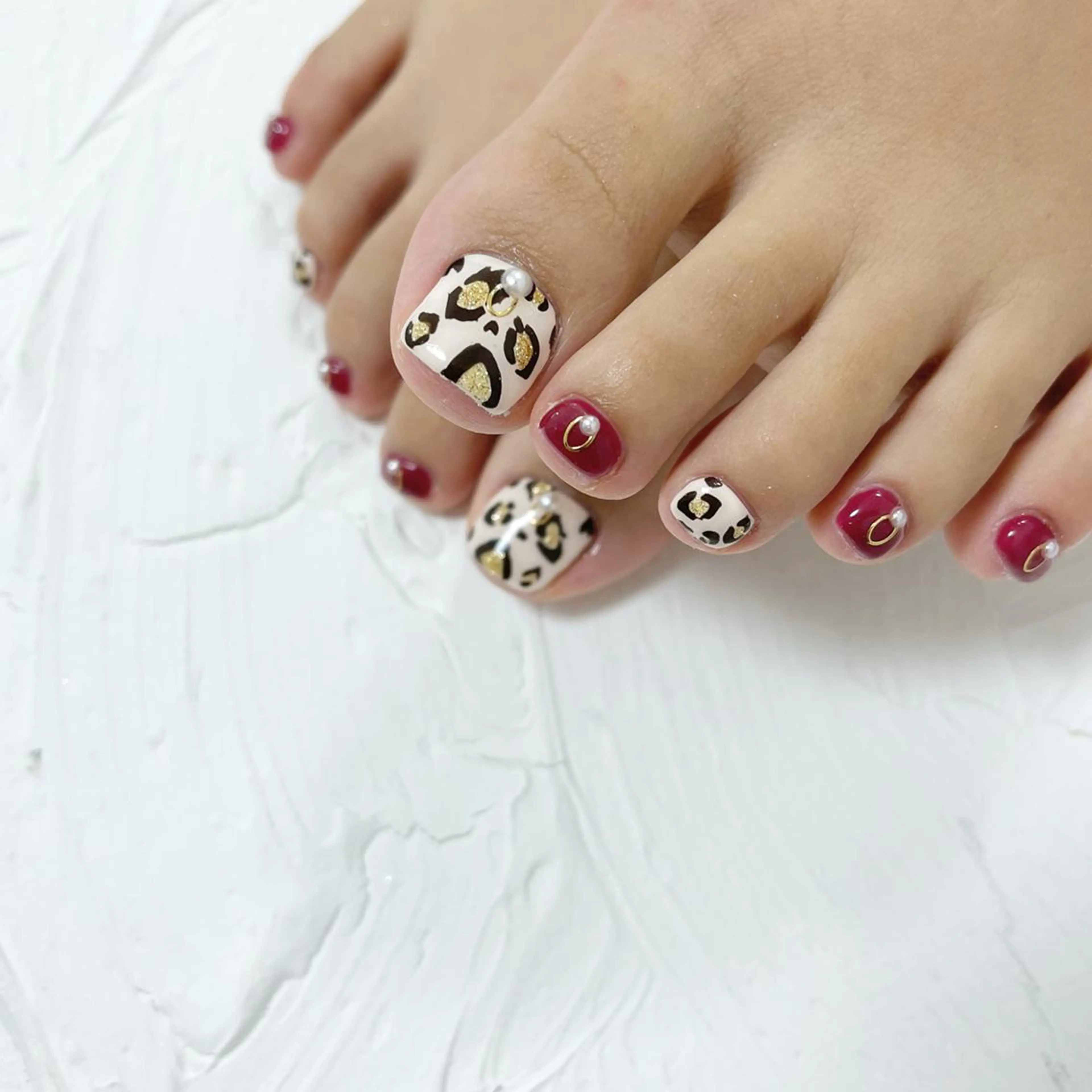 ネイル フットネイル 🔷ミナミネイル🔷 やり放題ネイル渋谷2のネイルデザイン