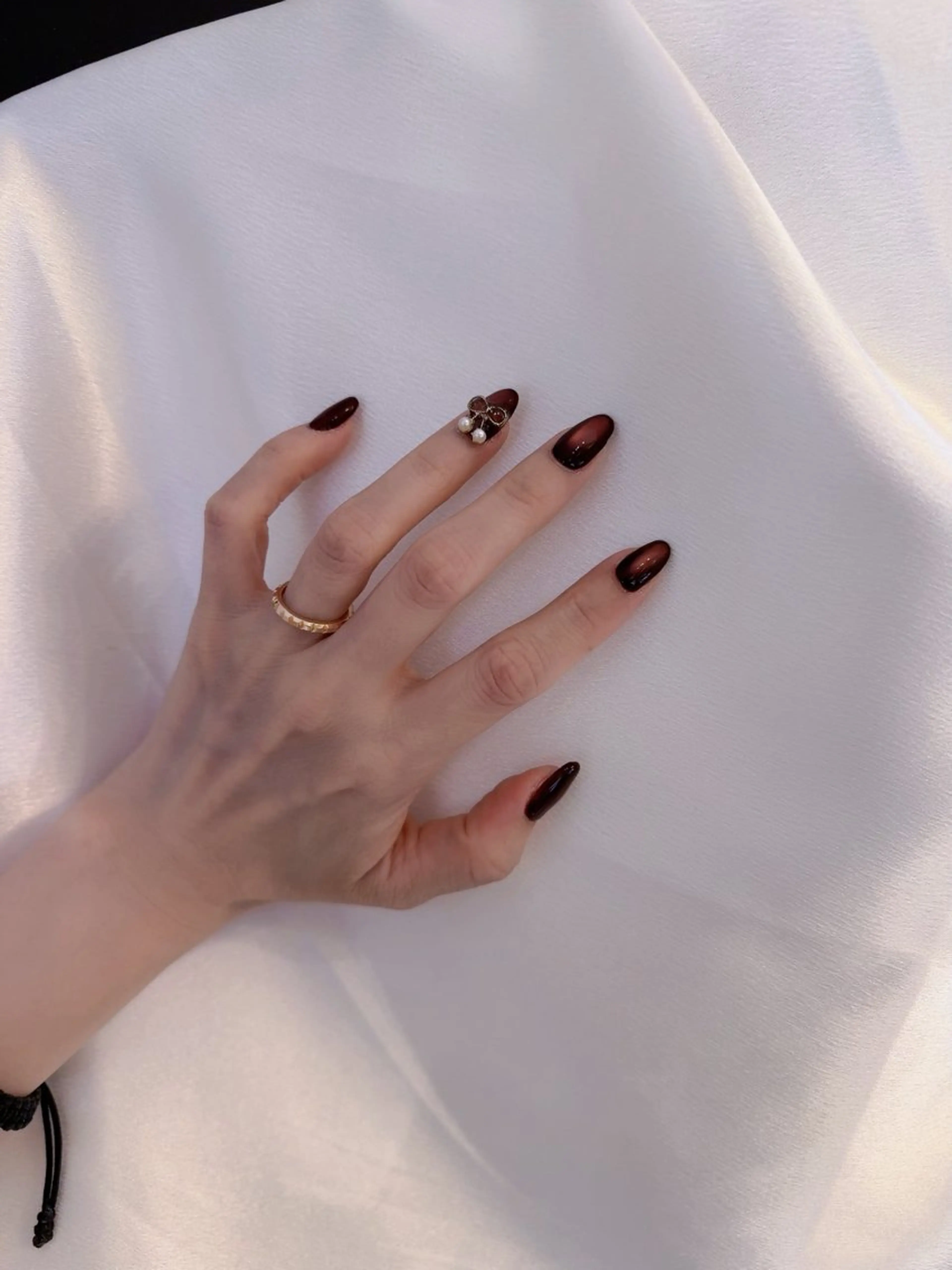 ネイル マグネットネイル マグネットワンカラー ワンカラーネイル 大森Maylie Nailのネイルデザイン