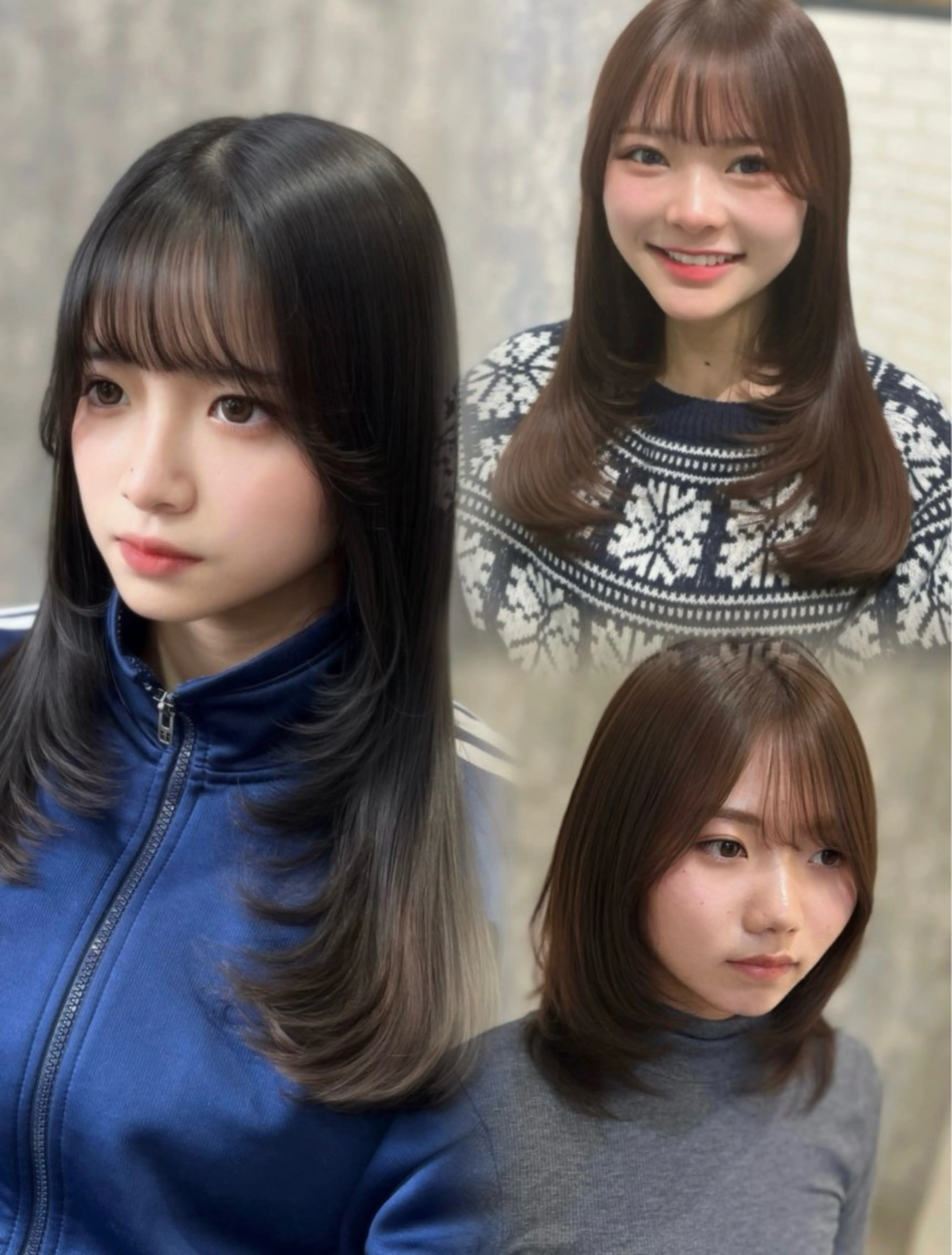ミディアム カラー 顔周りカット レイヤーカット カット ヘアカラー CHIHIRO🌠 艶髪/レイヤーのヘアスタイル