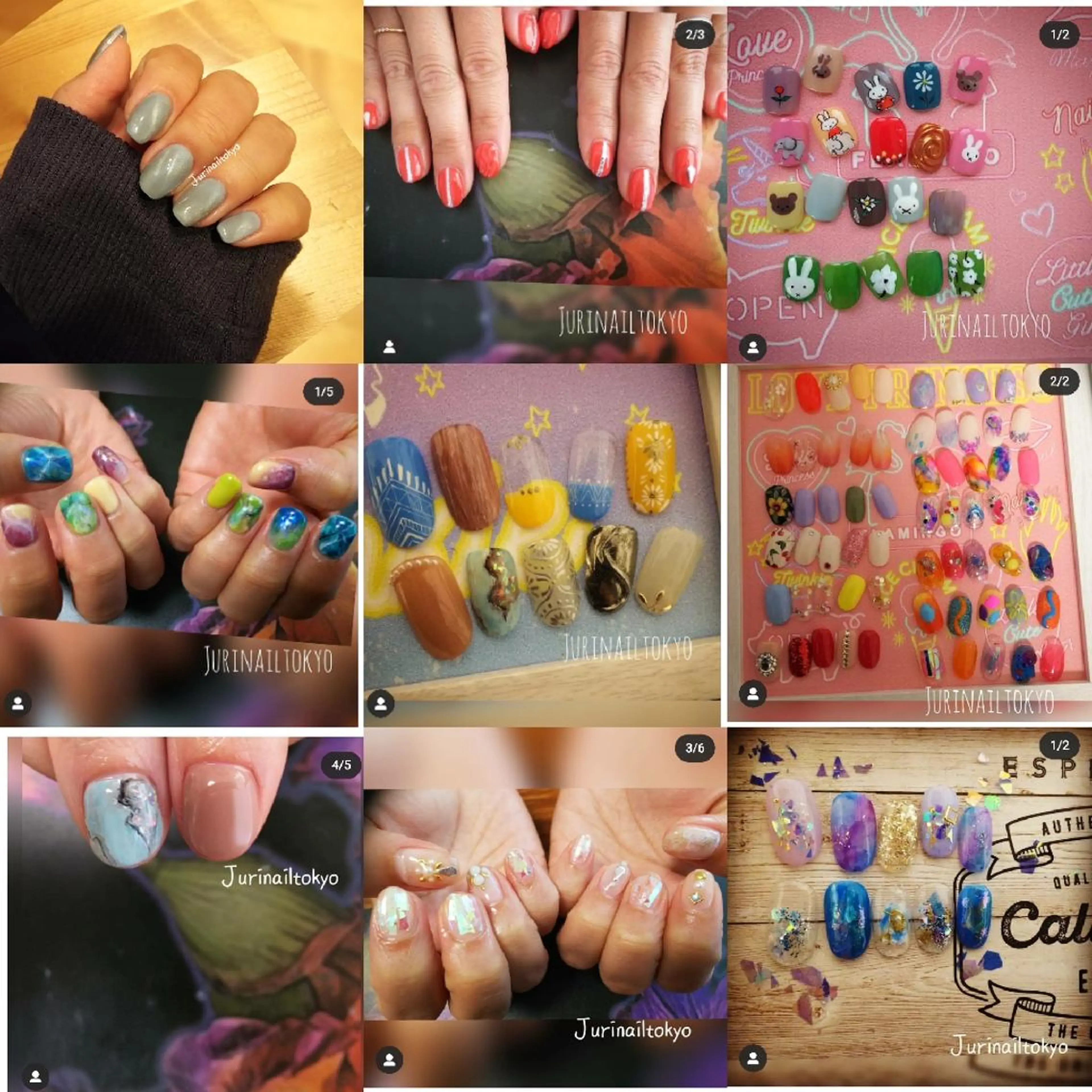 ネイル jurinail tokyoのネイルデザイン