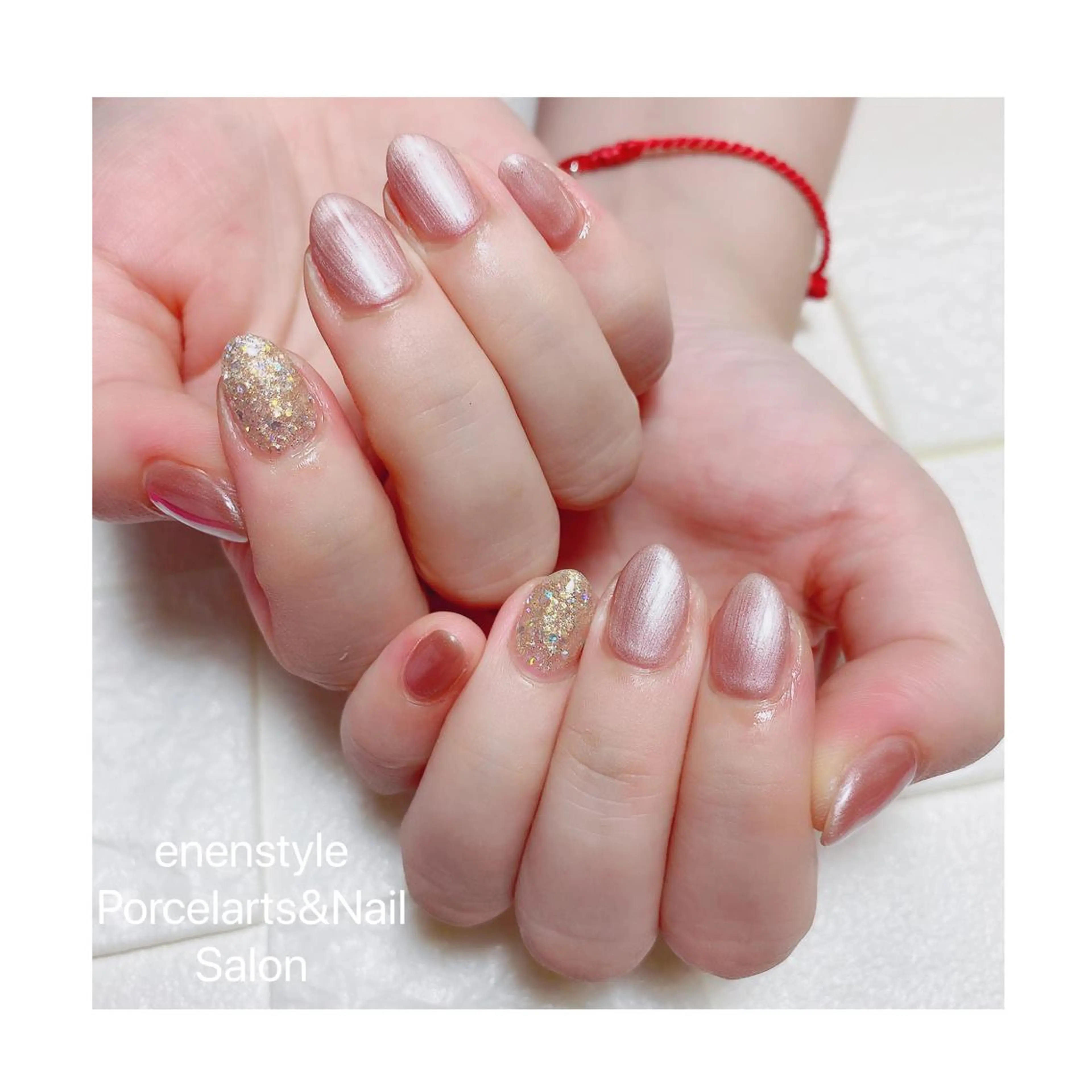 ミディアム ネイル 👑enen style👑のネイルデザイン