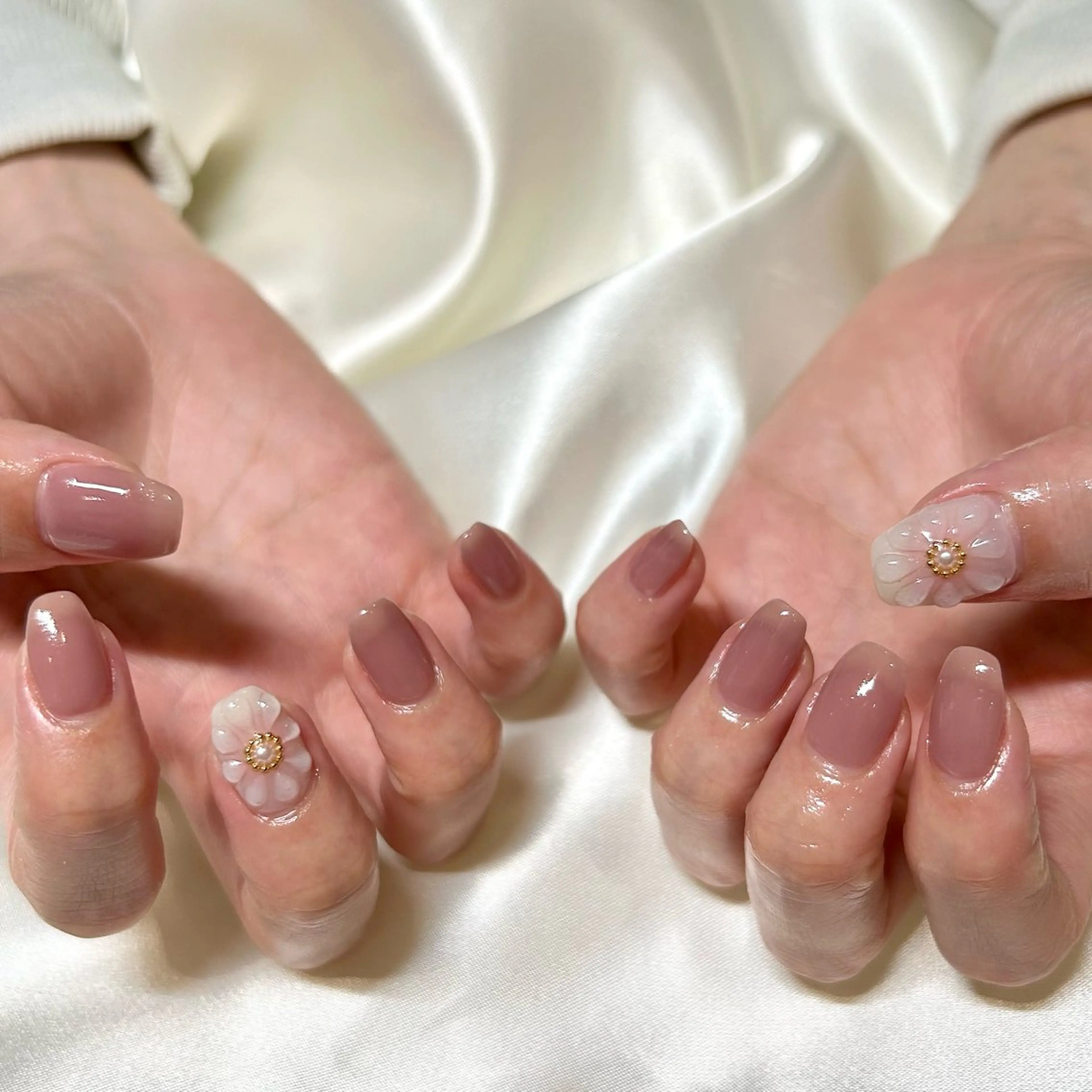 ネイル ハンドネイル 長瀬 瑠霞のネイルデザイン