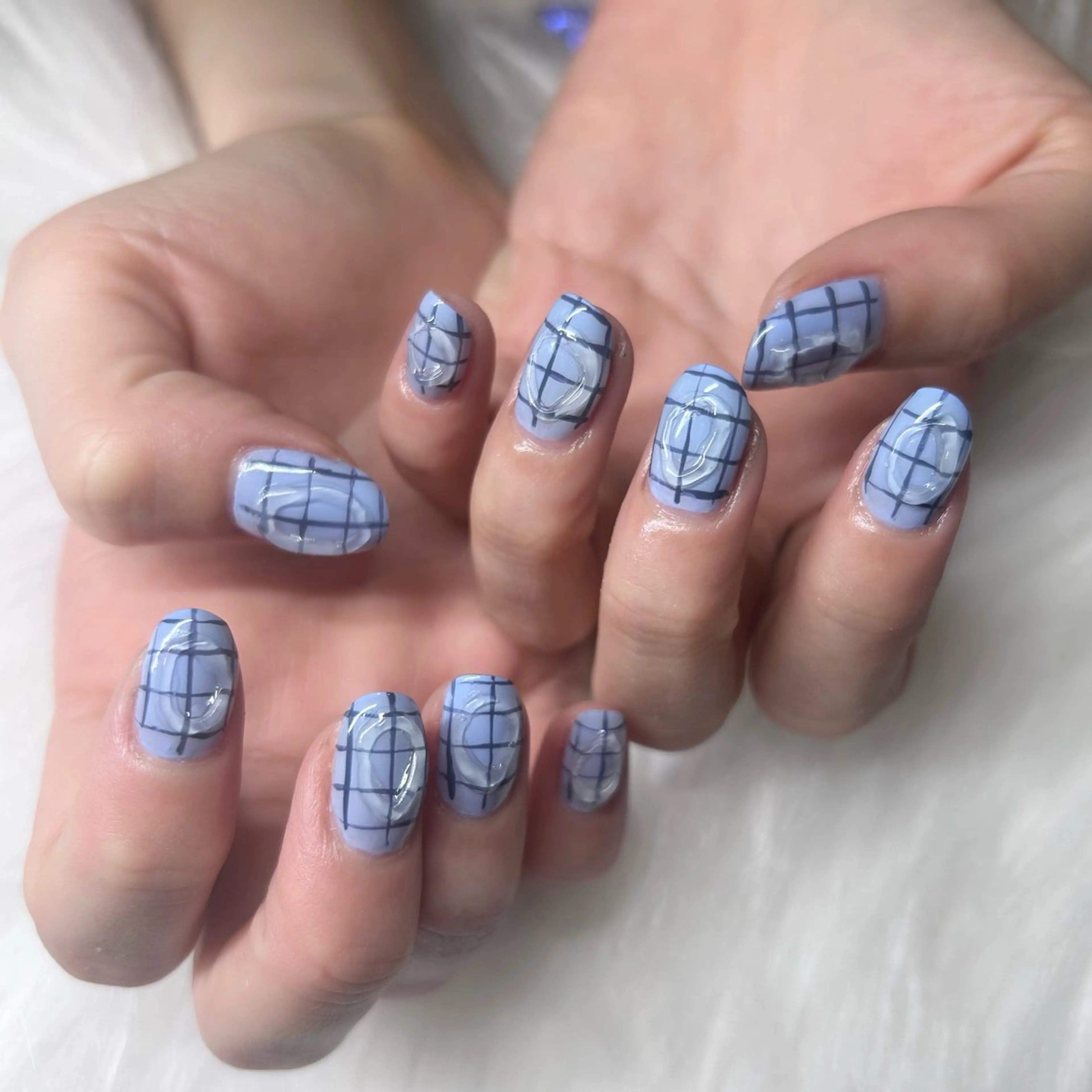 ネイル ぷっくりネイル ハンドネイル 天野 希綾のネイルデザイン