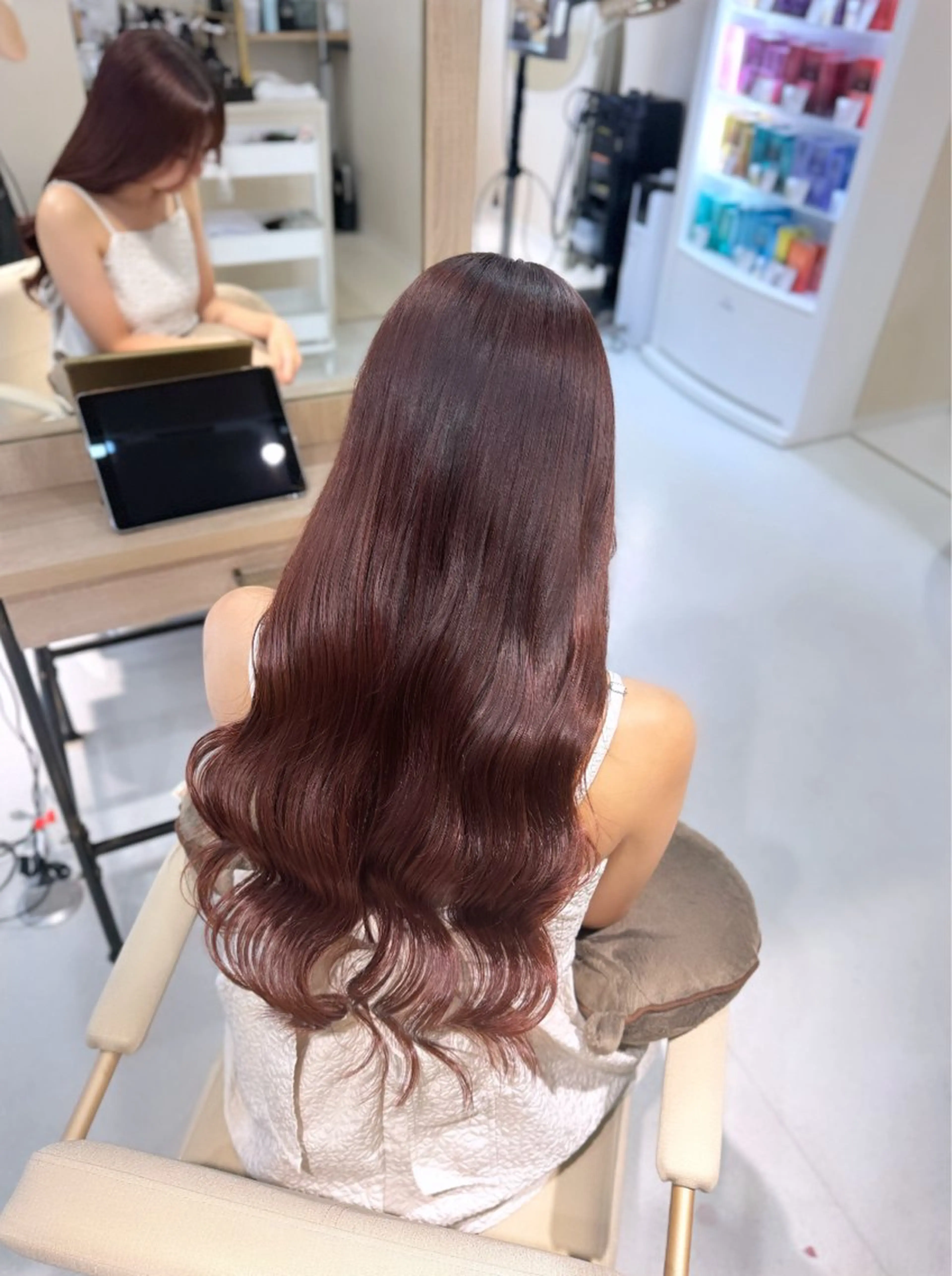 【人気No.1】簡単髪質改善カラー+トリートメント🍓¥7,000の写真