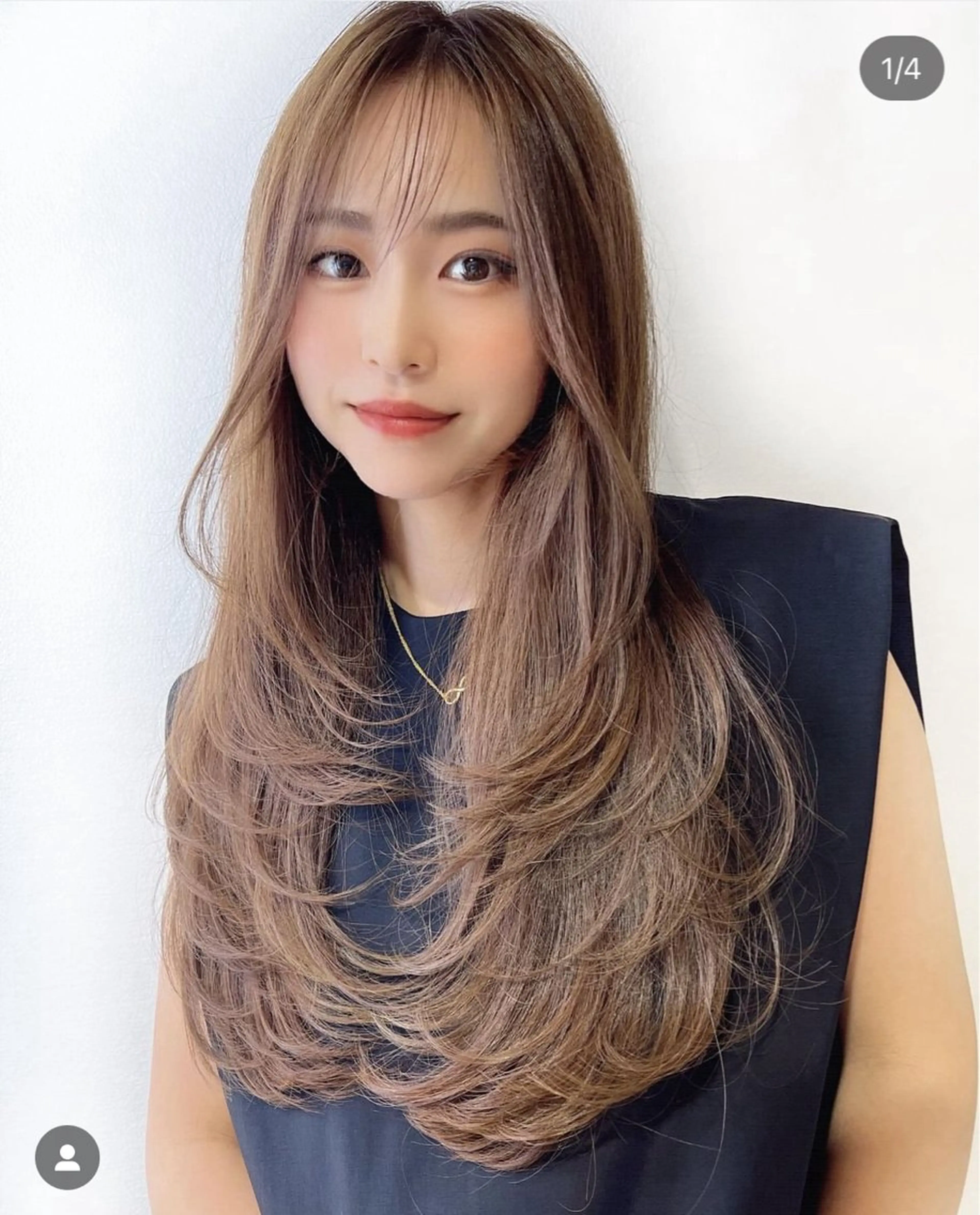 🌈3月限定🌈小顔デザインカット+【高濃度水素ケア付】ホリスティックカラー×サブリミックtrの写真