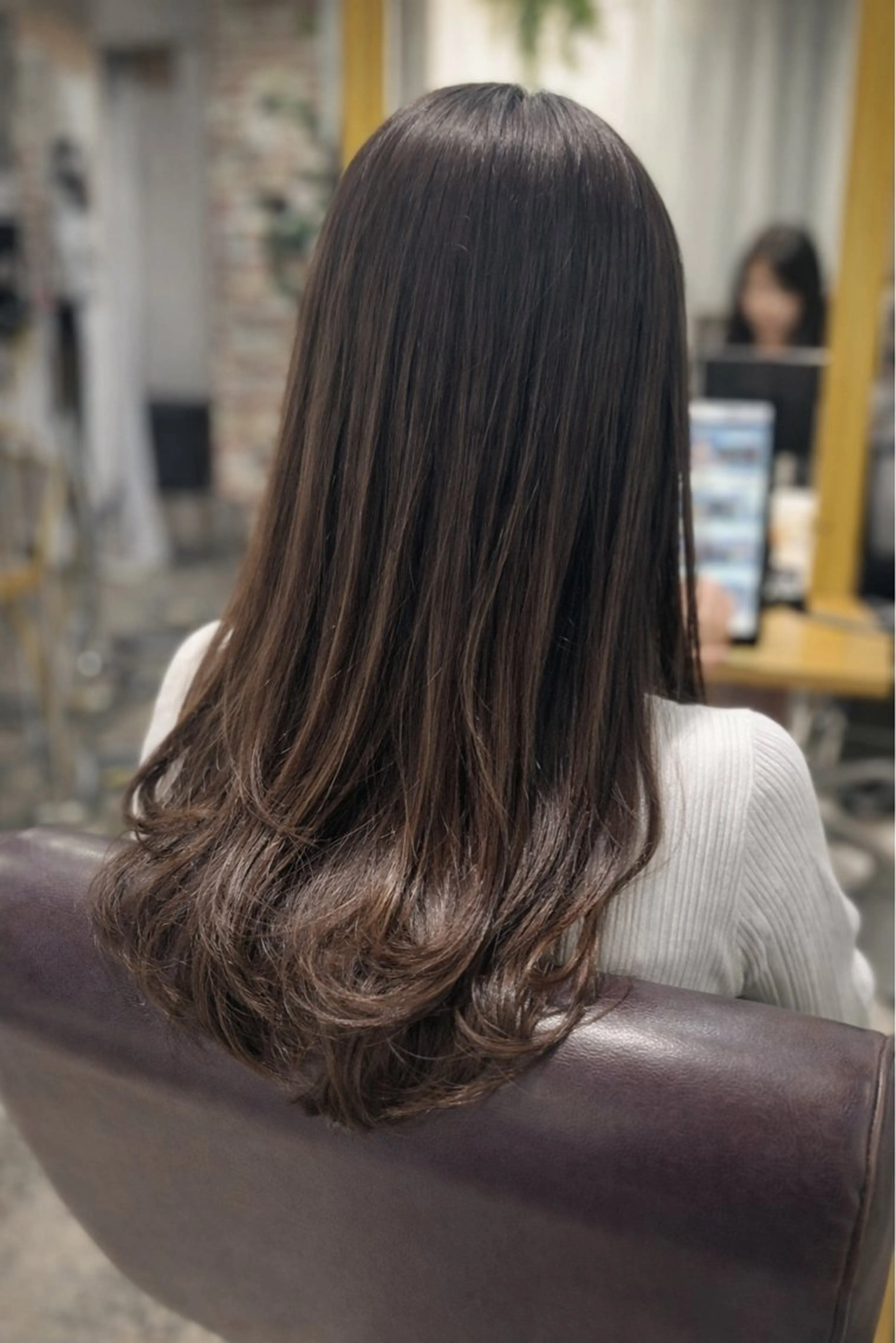 ロング カラー 縮毛矯正／レイヤー／ 🩵mizukiのヘアスタイル