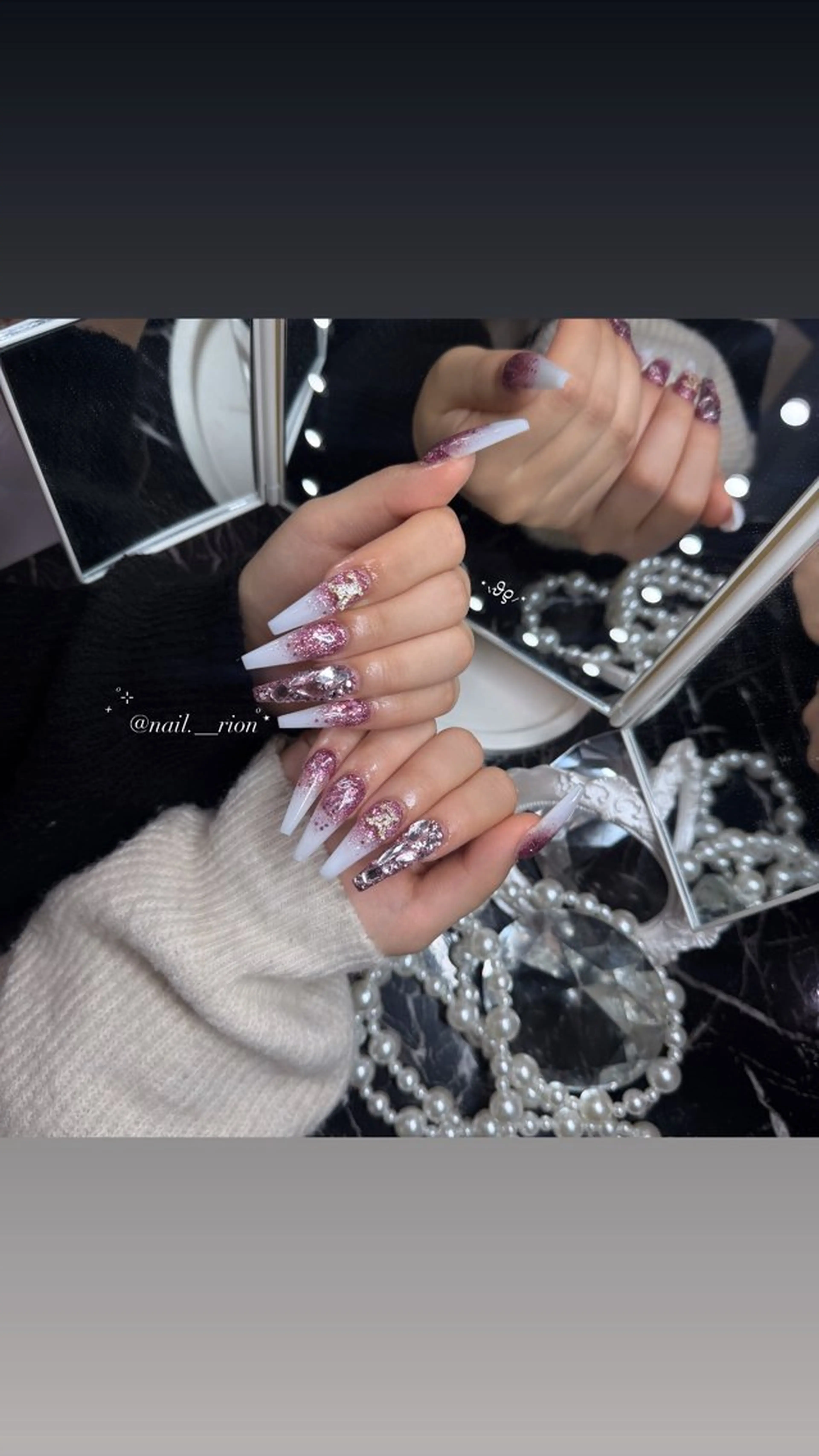 ネイル 加納 莉音のネイルデザイン