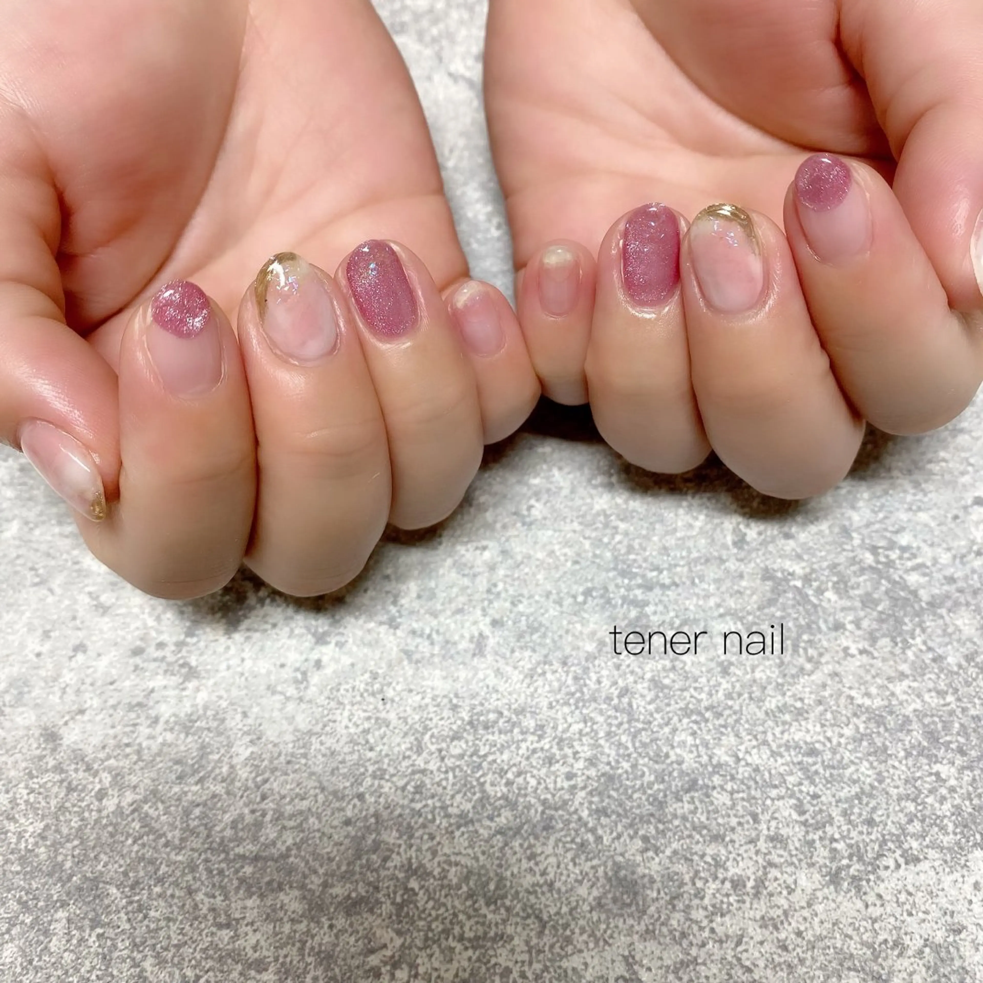 ネイル ニュアンスネイル テネルネイル tener nailのネイルデザイン