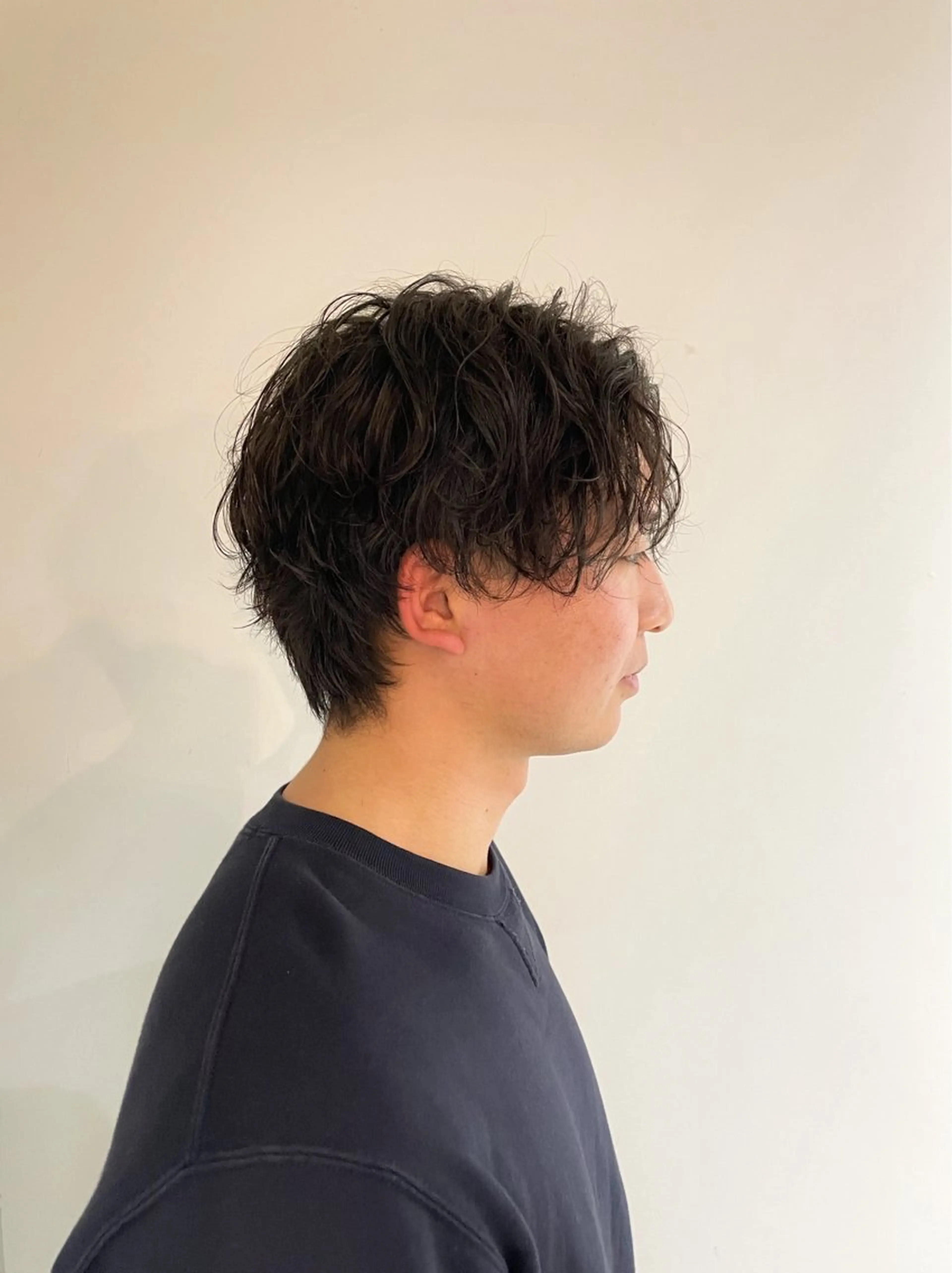 パーマ メンズ メンズパーマ カット パーマ 野間 祐哉のヘアスタイル