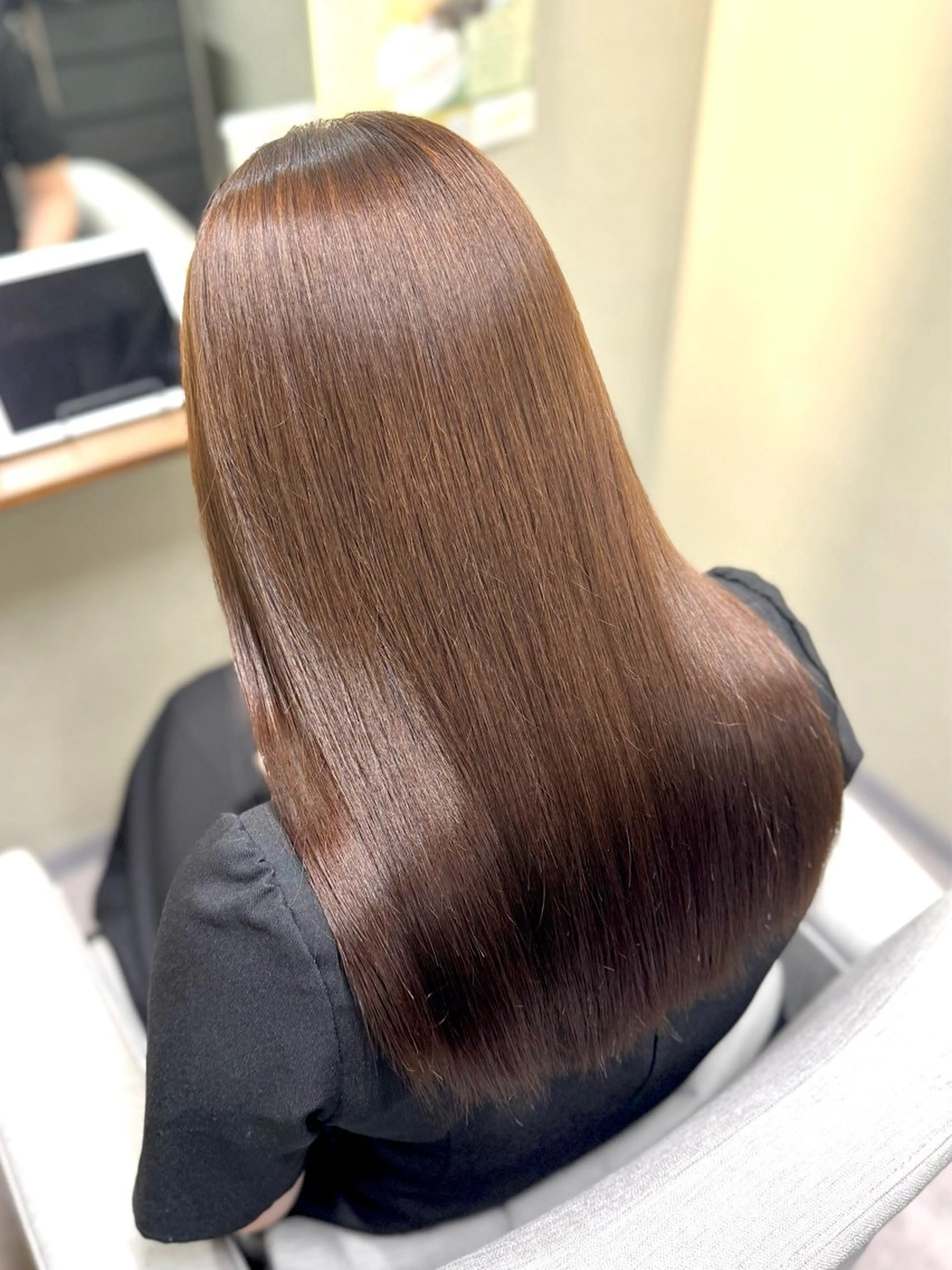 ［おすすめ特別クーポン！！］🌸巻ける美髪矯正+ 韓国風小顔カット+髪質改善保湿トリートメント+ヘッドスパ🌸の写真