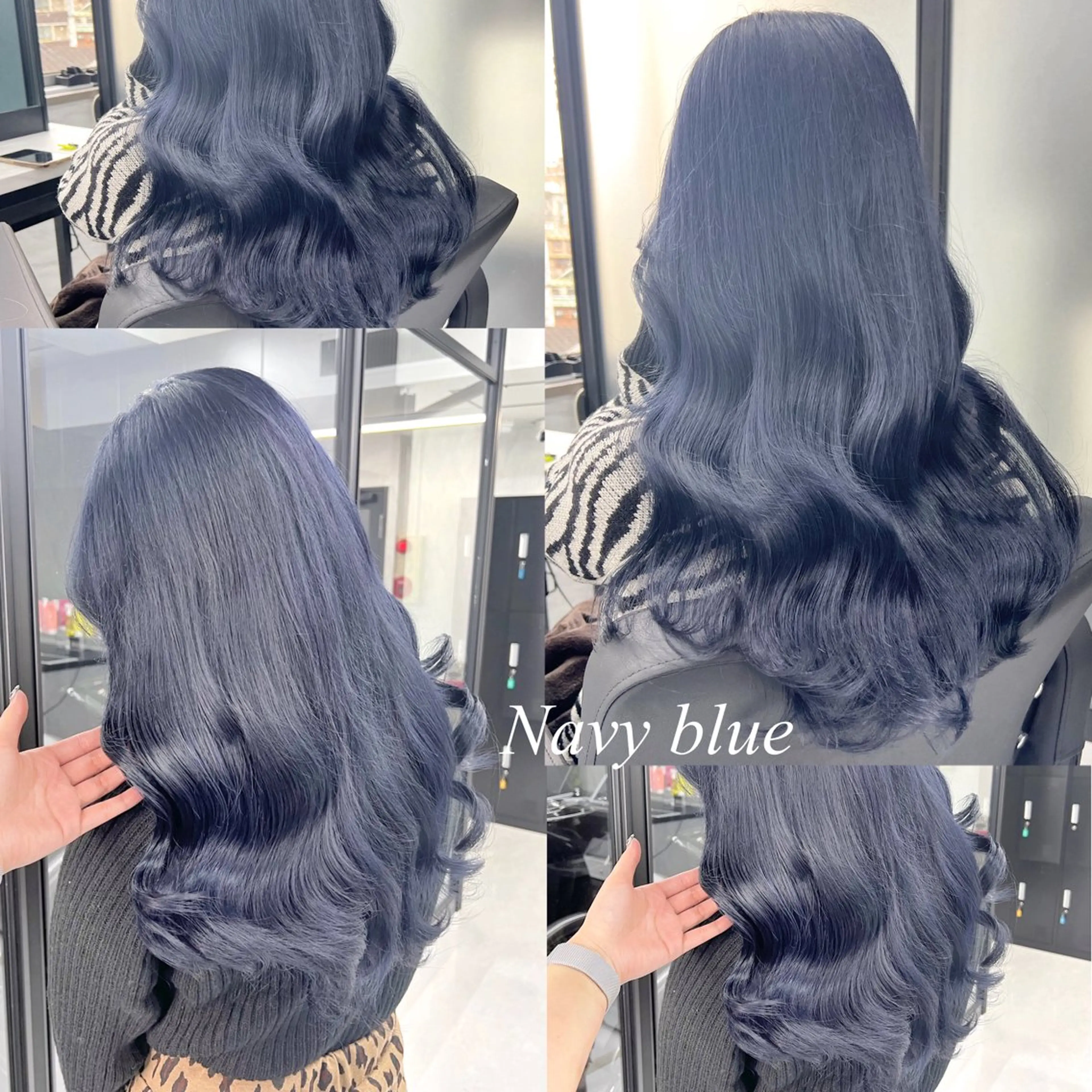 ロング カラー シールエクステ ハイトーンカラー エクステ シールエクステ特化 ハイトーン、NANAのヘアスタイル