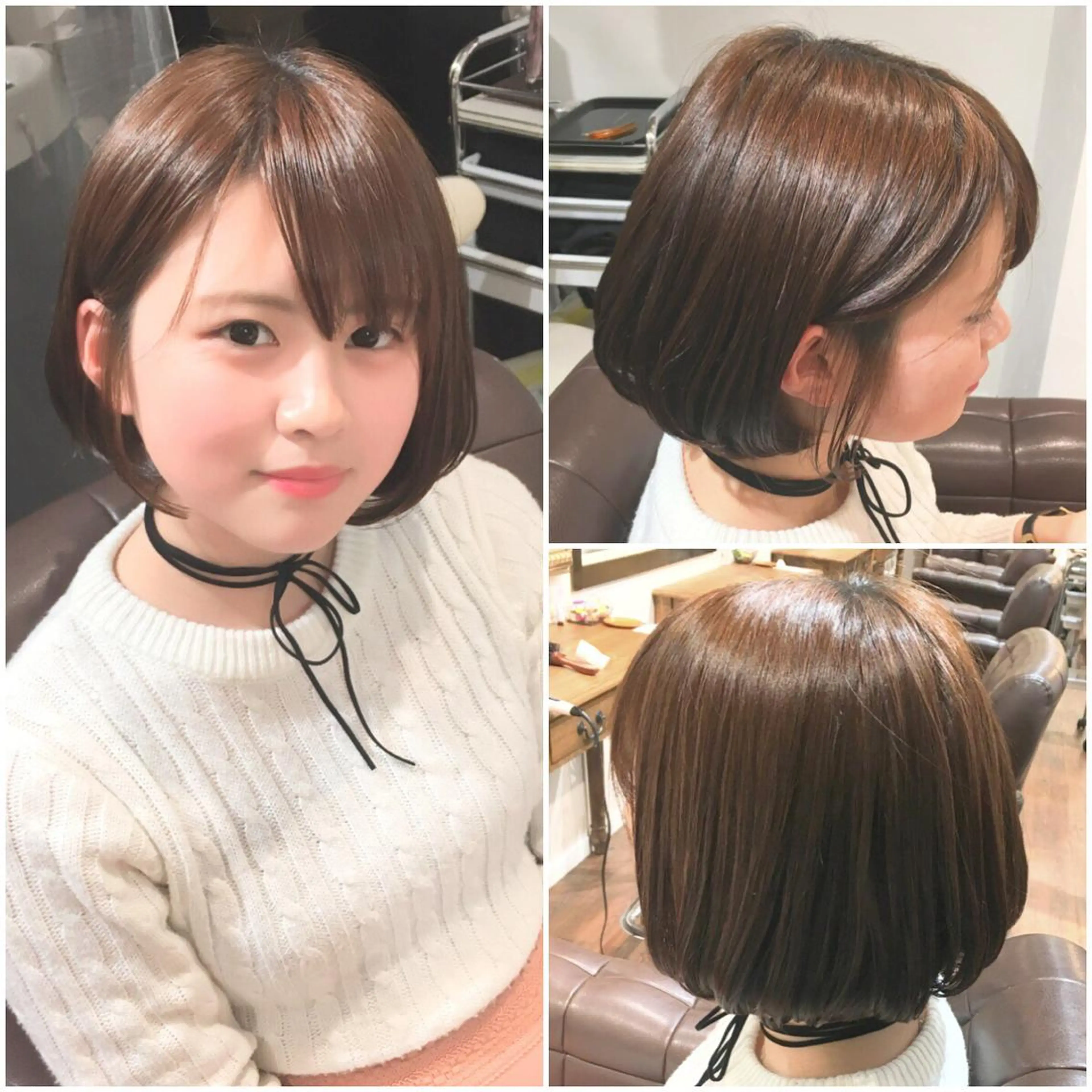 ショート カラー ヘアアレンジ 柔らか垢抜けｶﾗｰと ｶｯﾄ🫧ASUKAのヘアスタイル