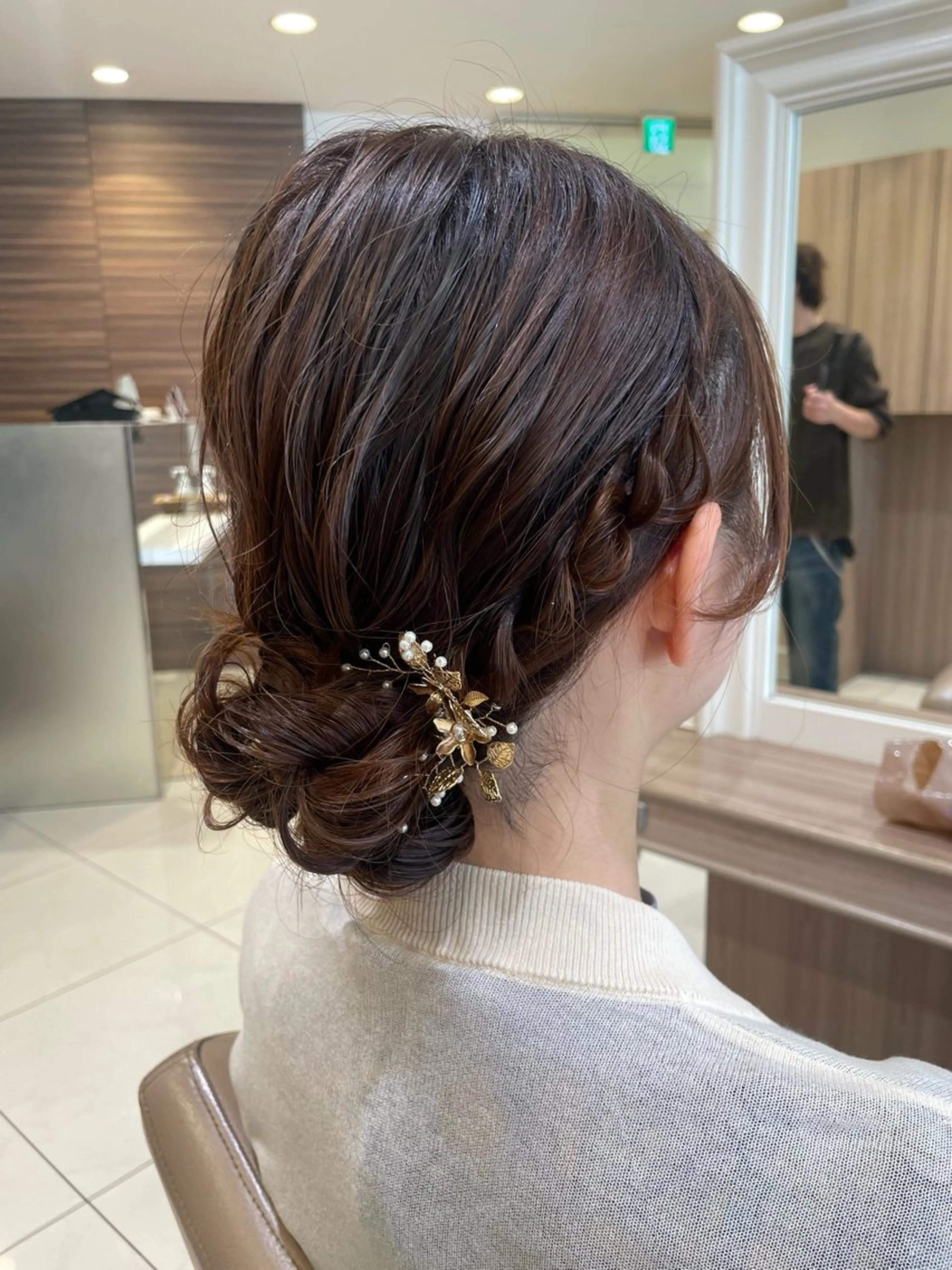 セミロング ヘアアレンジ 韓国ヘアメイク🎀/ 縮毛矯正✨山本媛香のヘアスタイル