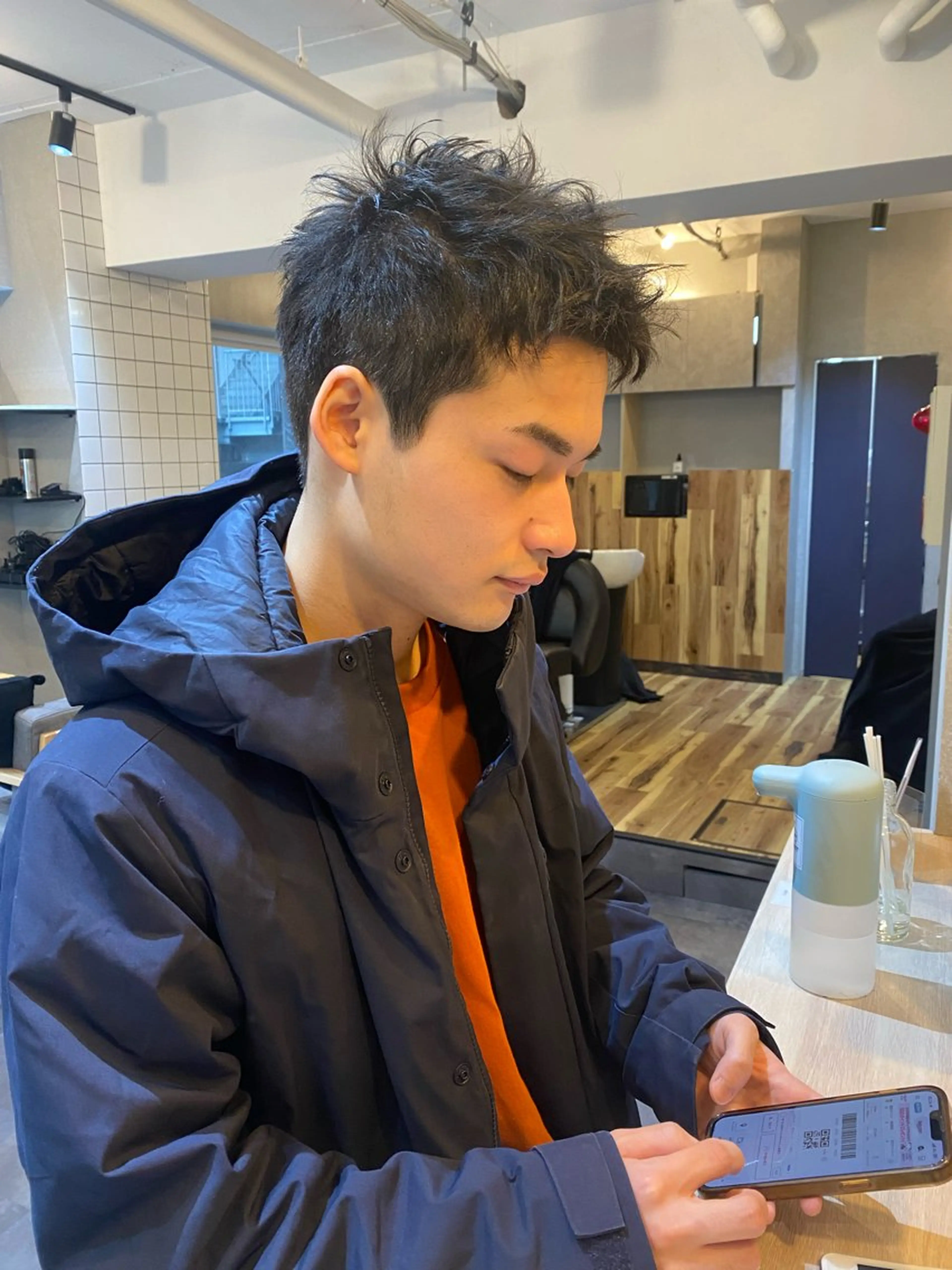 ショート メンズ カット kouyo パーマ/ウルフカットのヘアスタイル