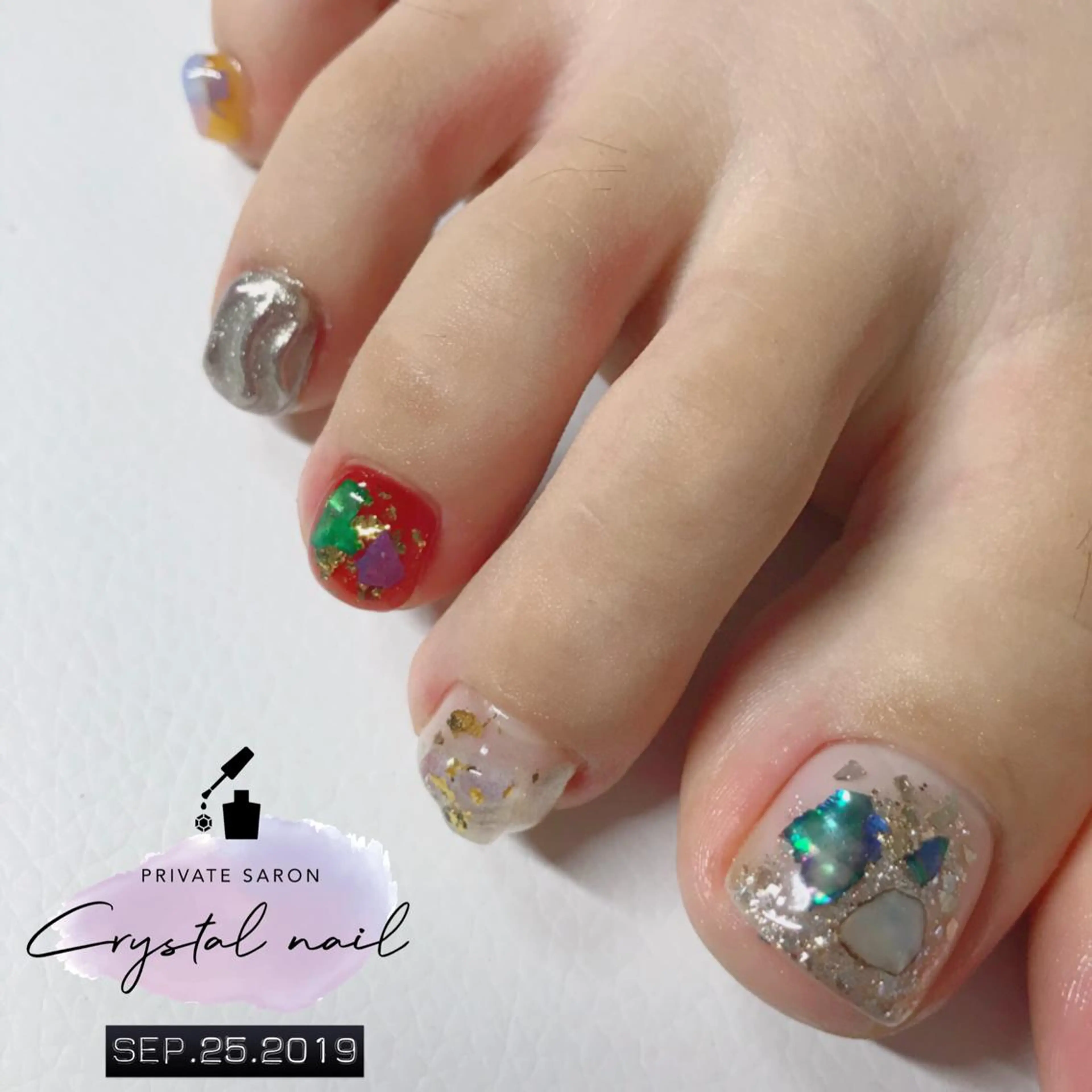 ネイル フットネイル ニュアンスネイル フットネイル SCENERY NAILのネイルデザイン