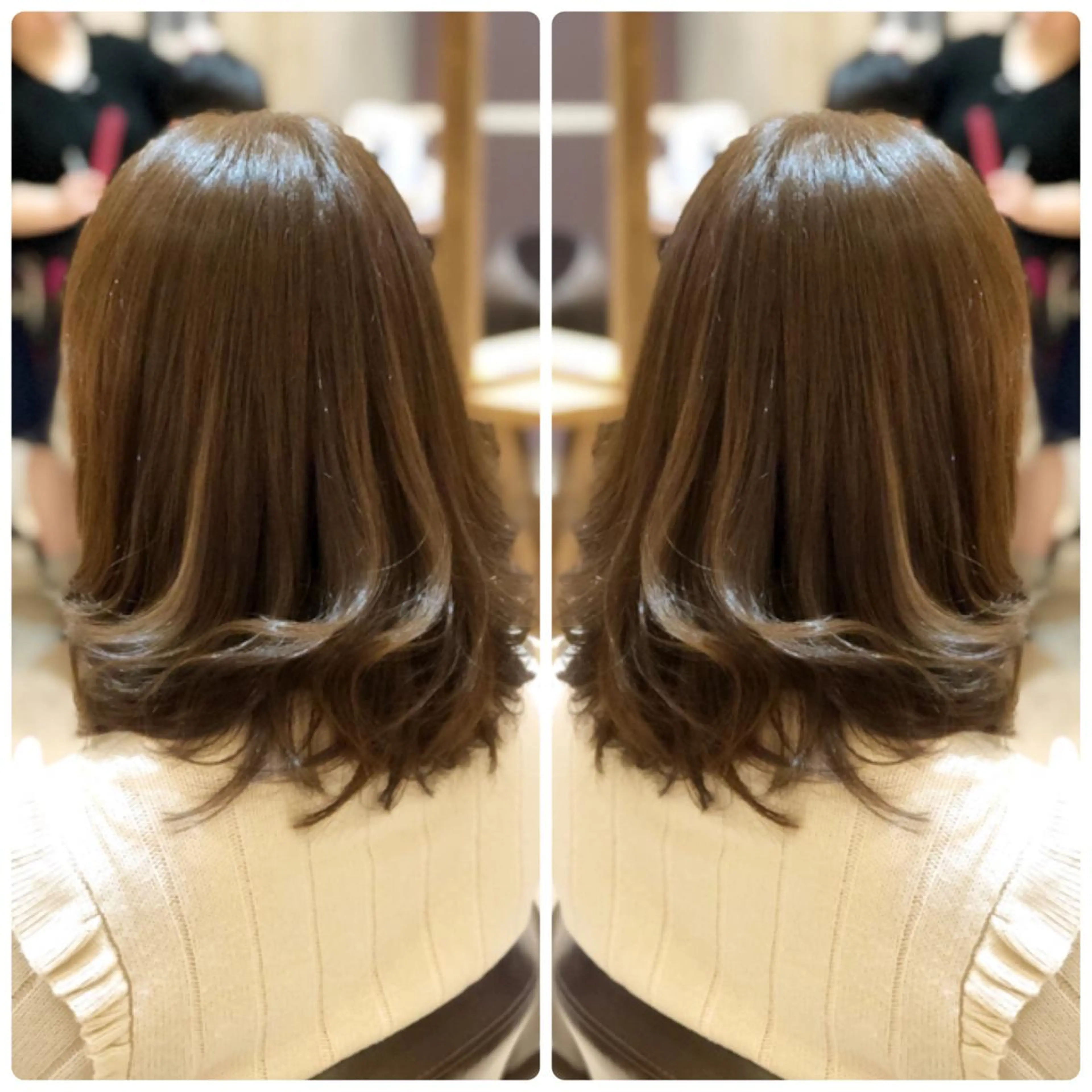 ミディアム カラー カット ヘアカラー トリートメント 小山内 龍一郎 店長のヘアスタイル