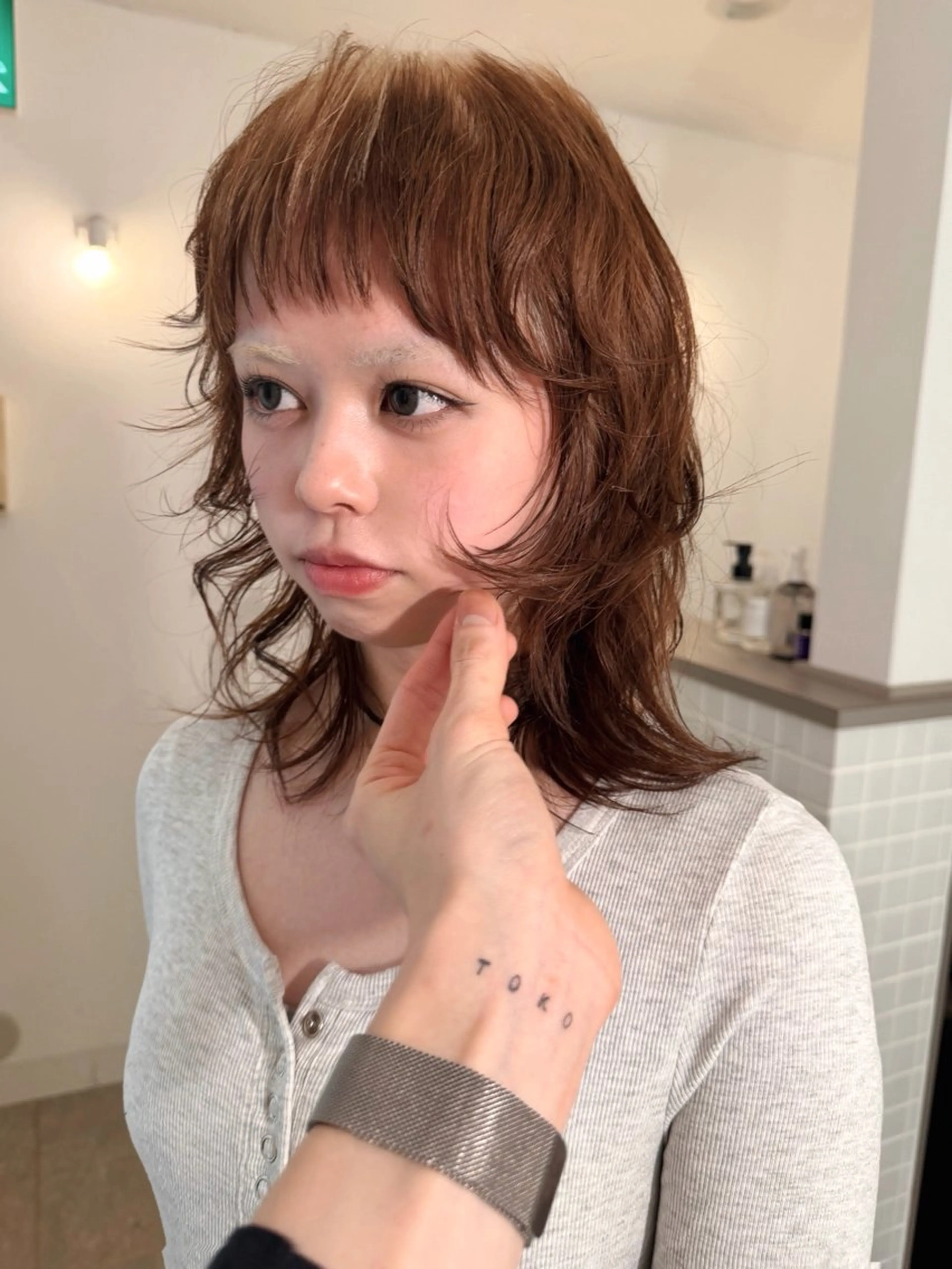 ショート カラー ブラウンカラー デザインカラー カット ヘアカラー トリートメント Kaito🐶/ボブ /レイヤー/デザインのヘアスタイル