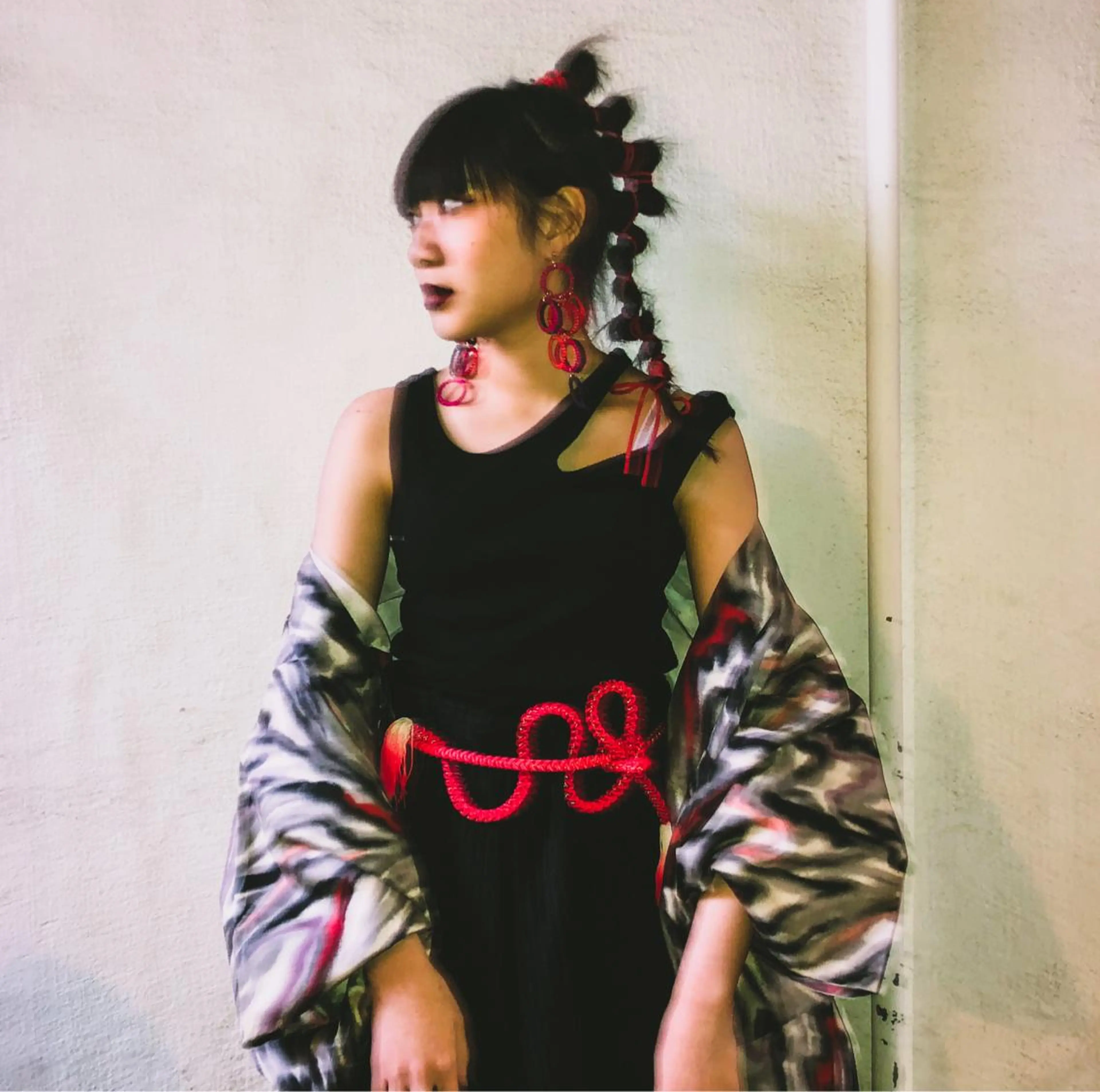 ロング ヘアアレンジ guild.所属・アトム/ウルフ パーマ/レイヤーのヘアスタイル